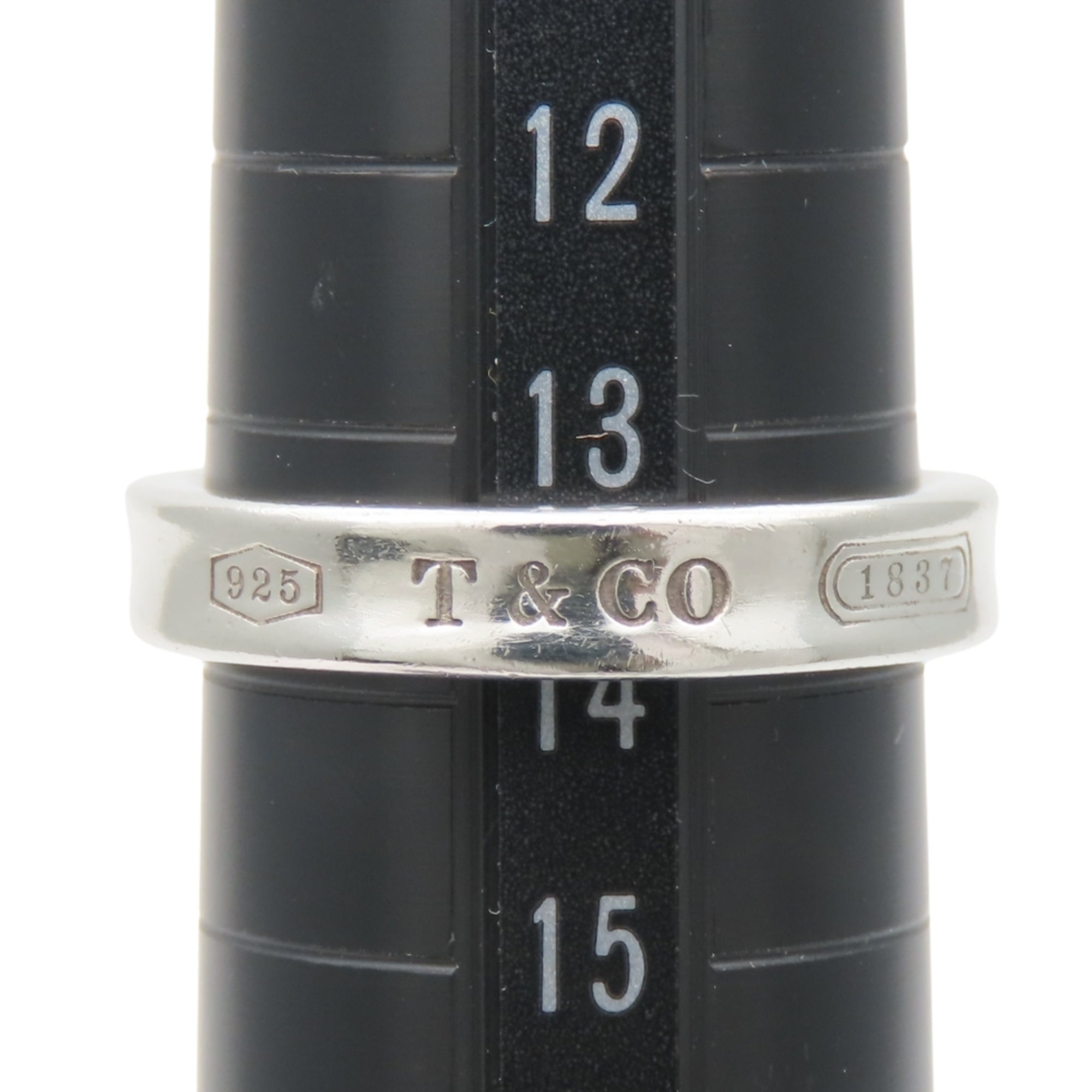 Tiffany Silver Silver 925 Band Ring (Pre-Owned)