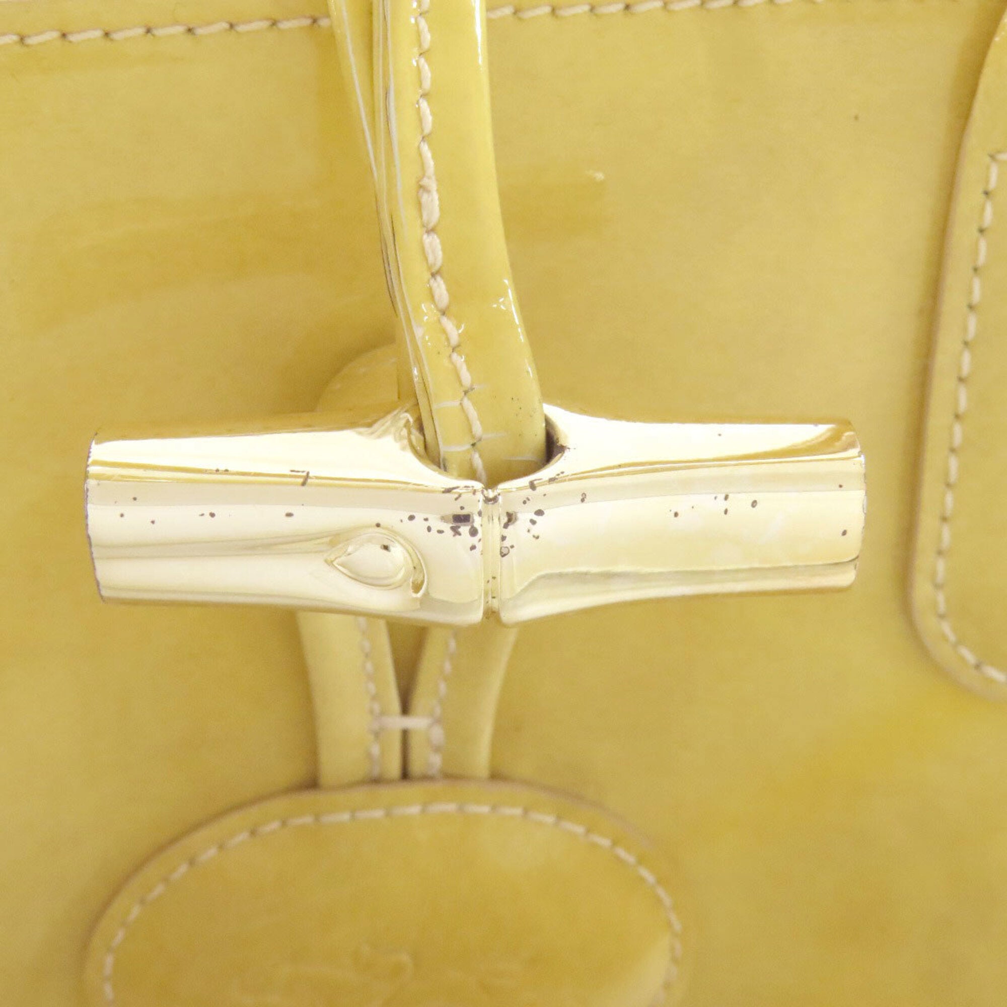 Longchamp Yellow Leather Handbag (Pre-Owned)