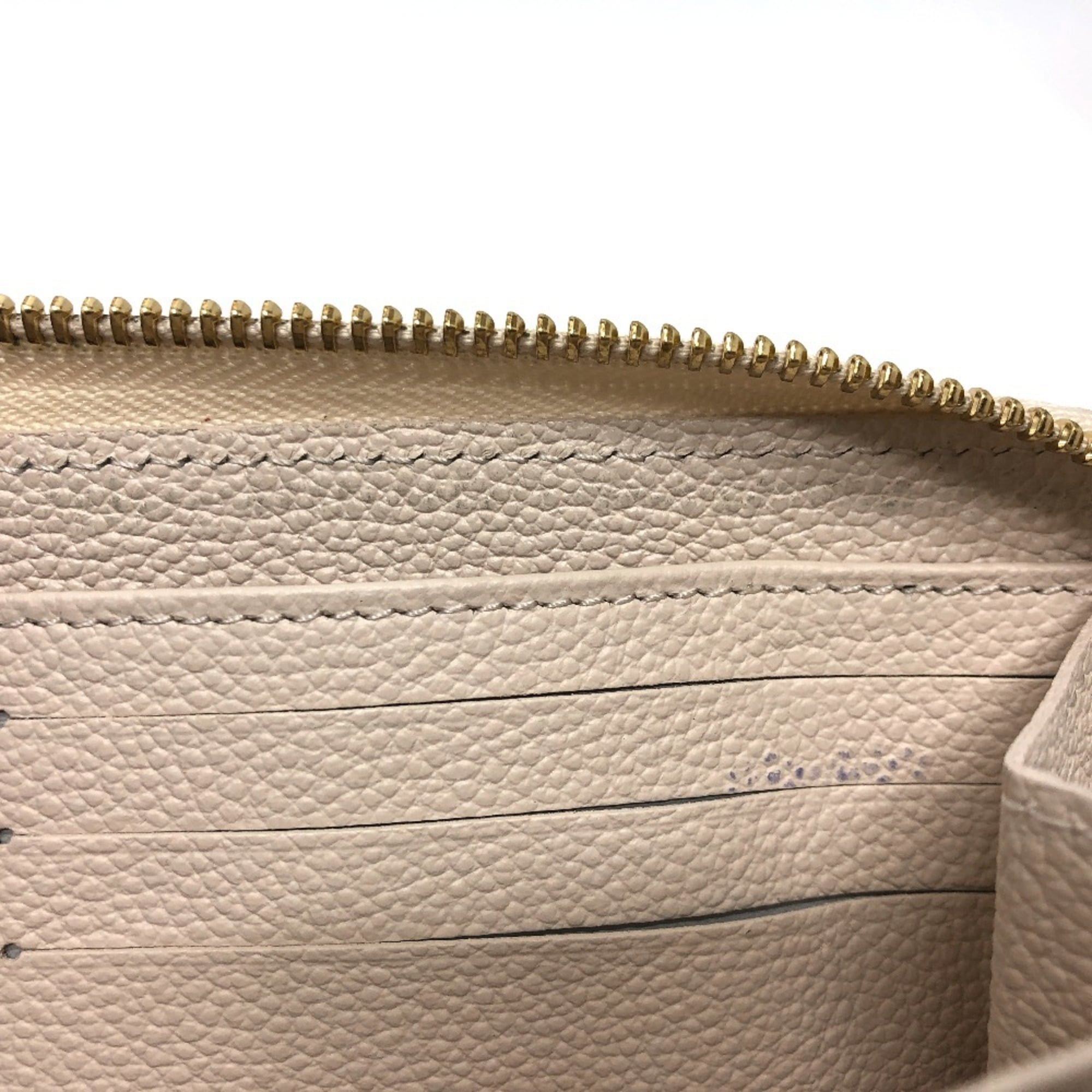 Louis Vuitton Monogram Empreinte Beige Monogram Empreinte Coin Purse/Coin Case (Pre-Owned)