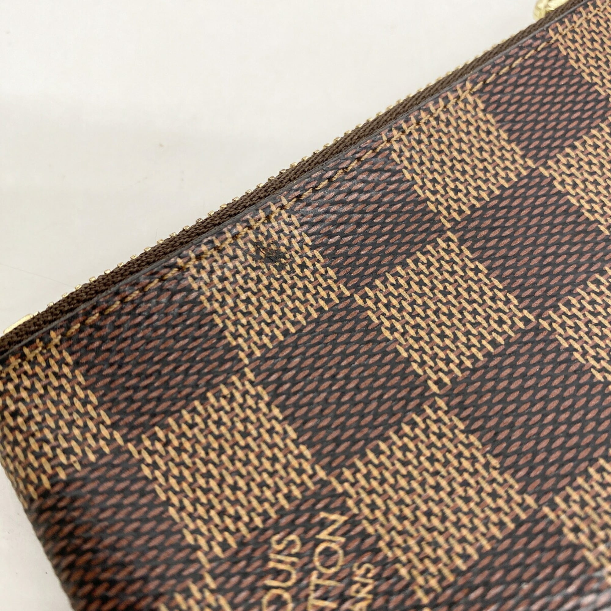 Louis Vuitton Ebene Coin Purse/Coin Case (Pre-Owned)