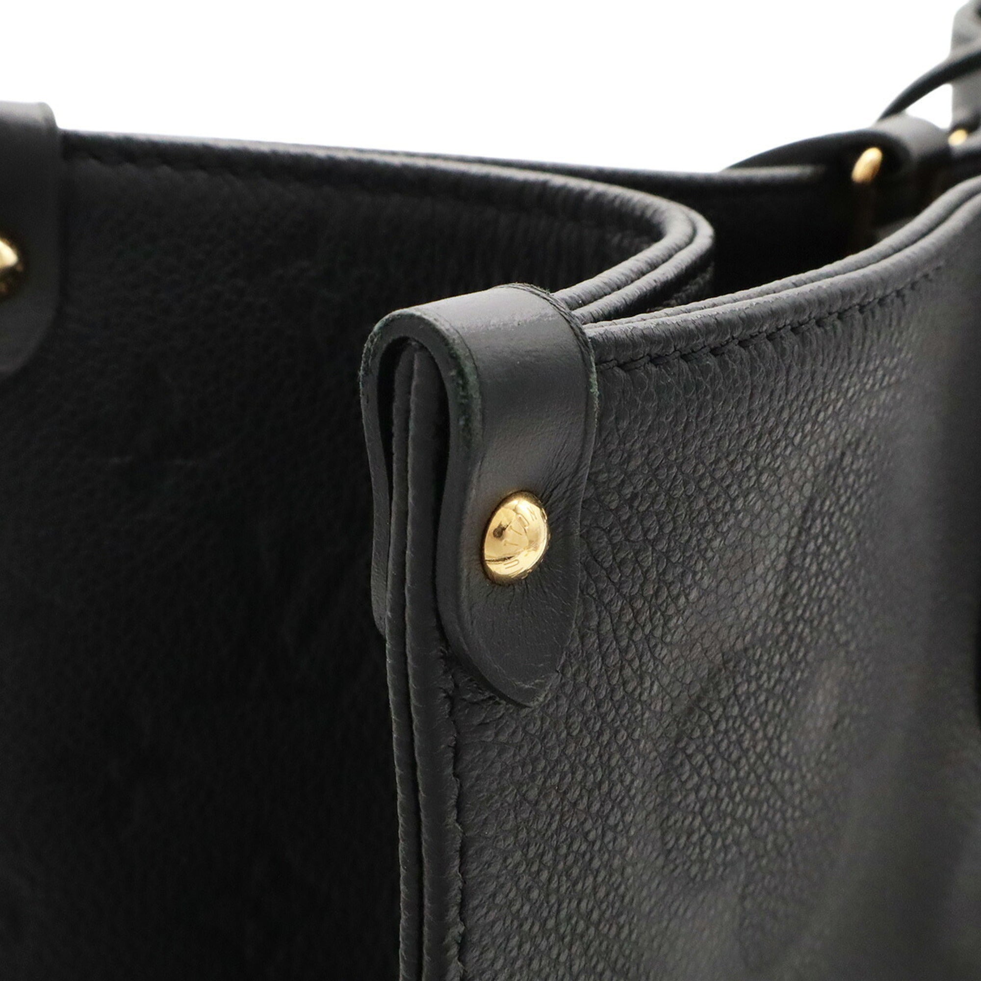 Louis Vuitton Black Noir Monogram Empreinte Shoulder Bag Tote Bag (Pre-Owned)