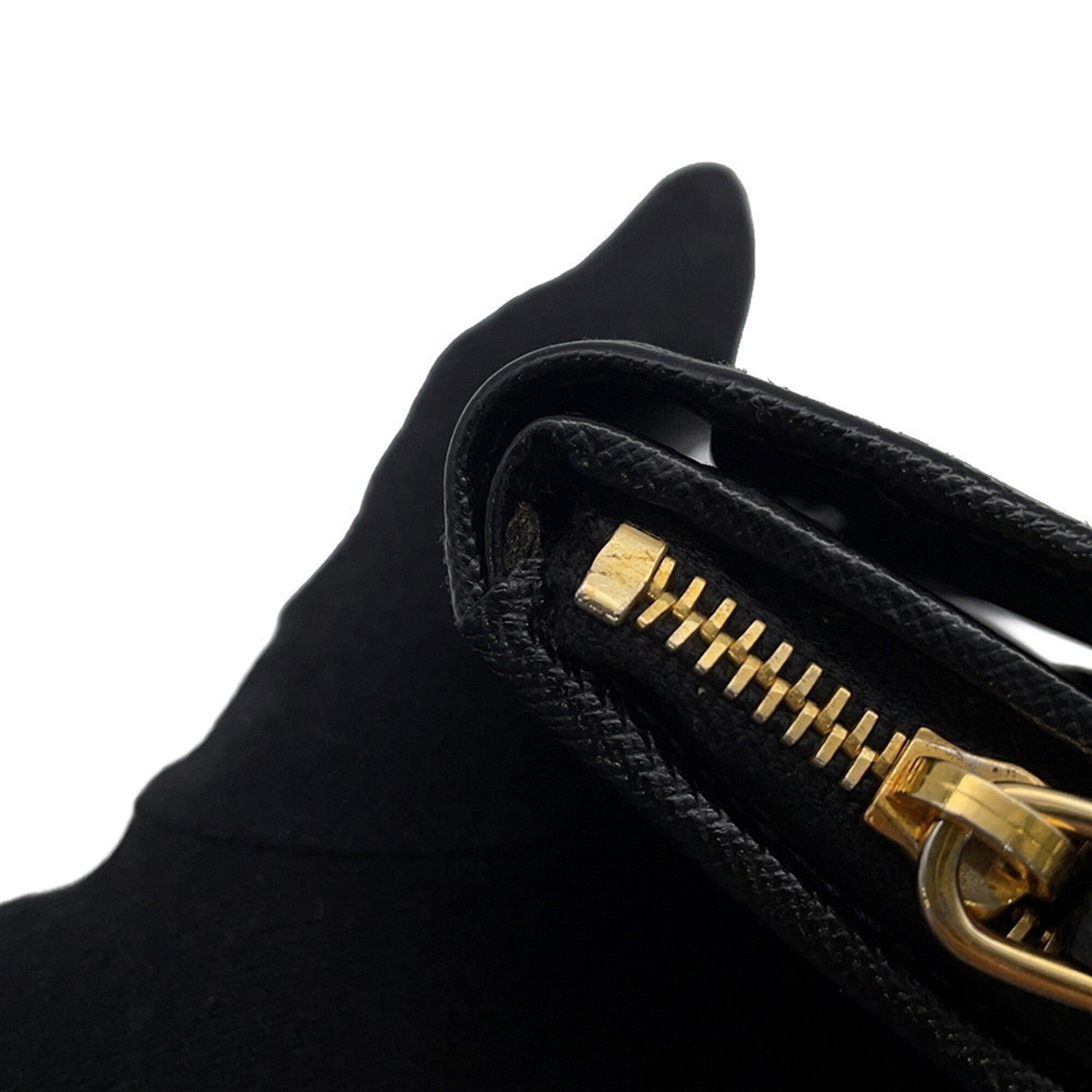 Prada Saffiano Black Leather Wallet (Bi-Fold) (Pre-Owned)