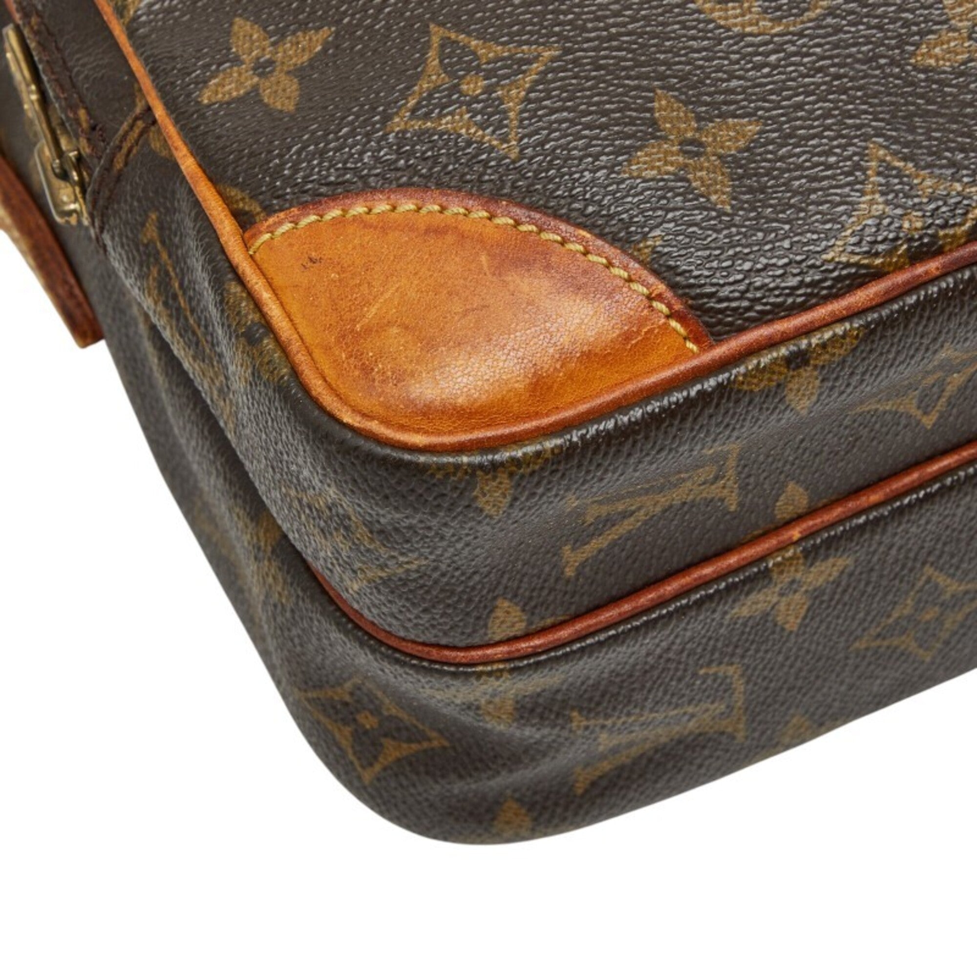 Louis Vuitton Brown Pvc Leather Shoulder Bag (Pre-Owned)