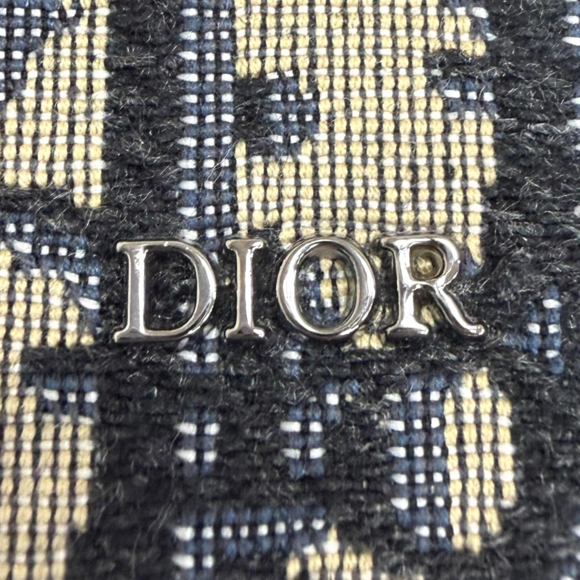 Dior Homme Beige Canvas Leather Pouch Shoulder Bag (Pre-Owned)