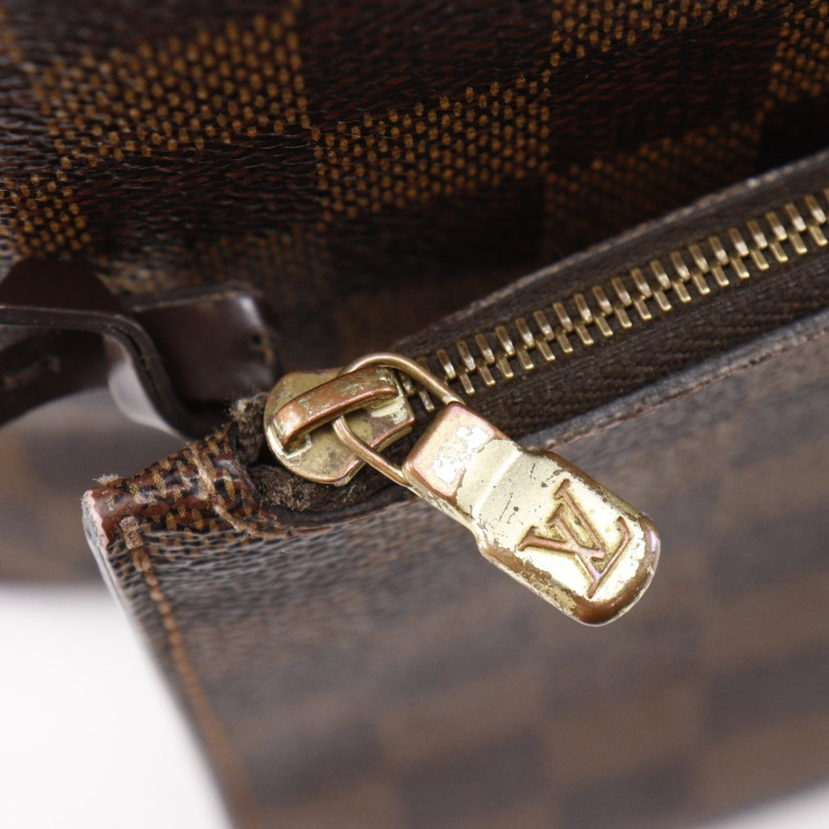 Louis Vuitton Brown Damier Canvas Tote Bag (Pre-Owned)