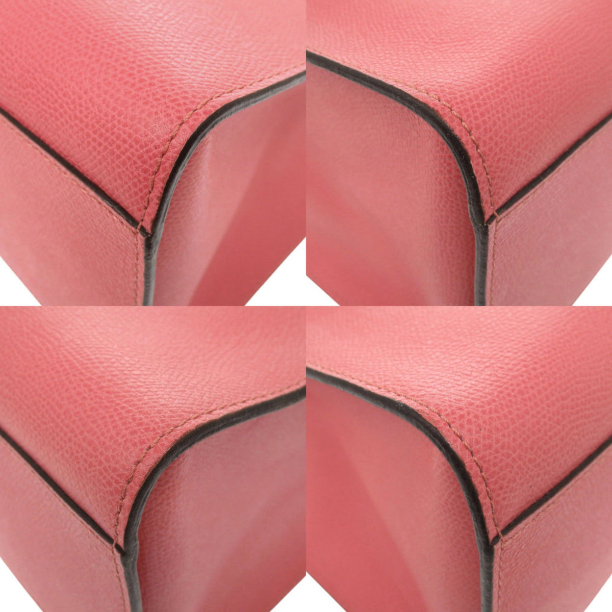 Valextra Pink Leather Tote Bag (Pre-Owned)