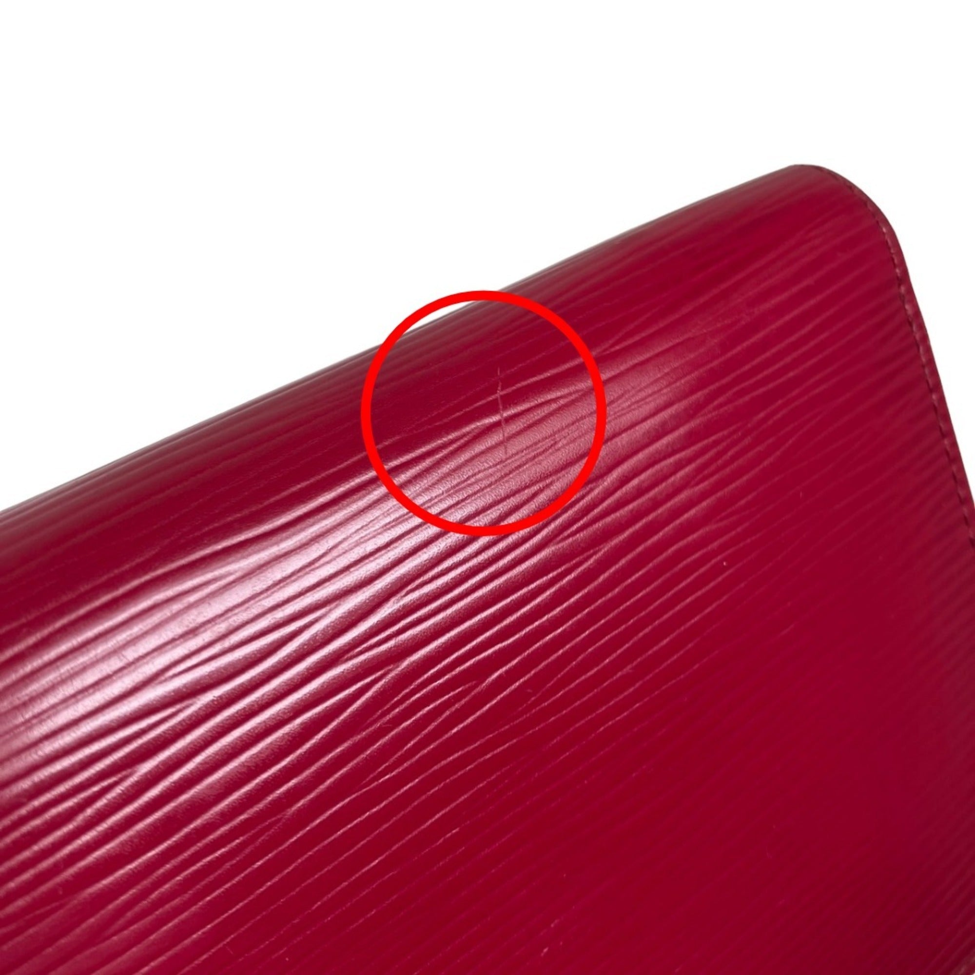 Louis Vuitton Fuchsia Epi Leather Long Wallet (Bi-Fold) (Pre-Owned)