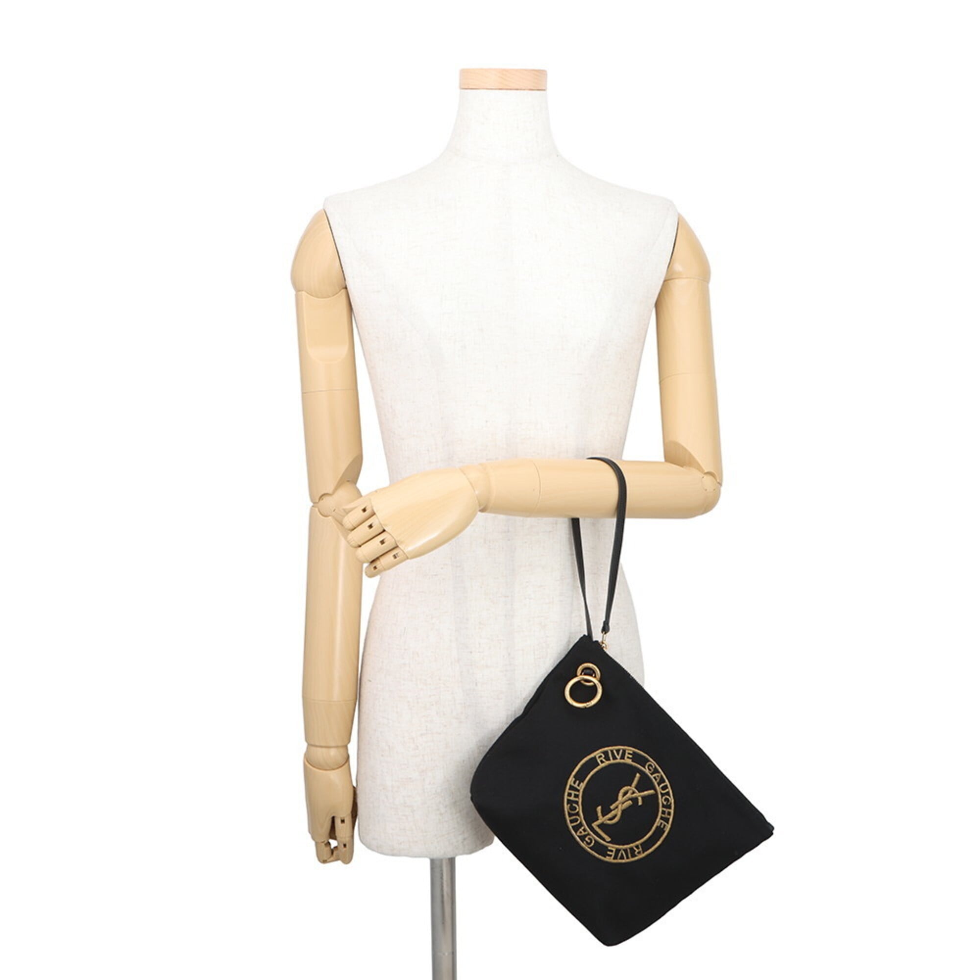 Yves Saint Laurent Black Wool Handbag (Pre-Owned)