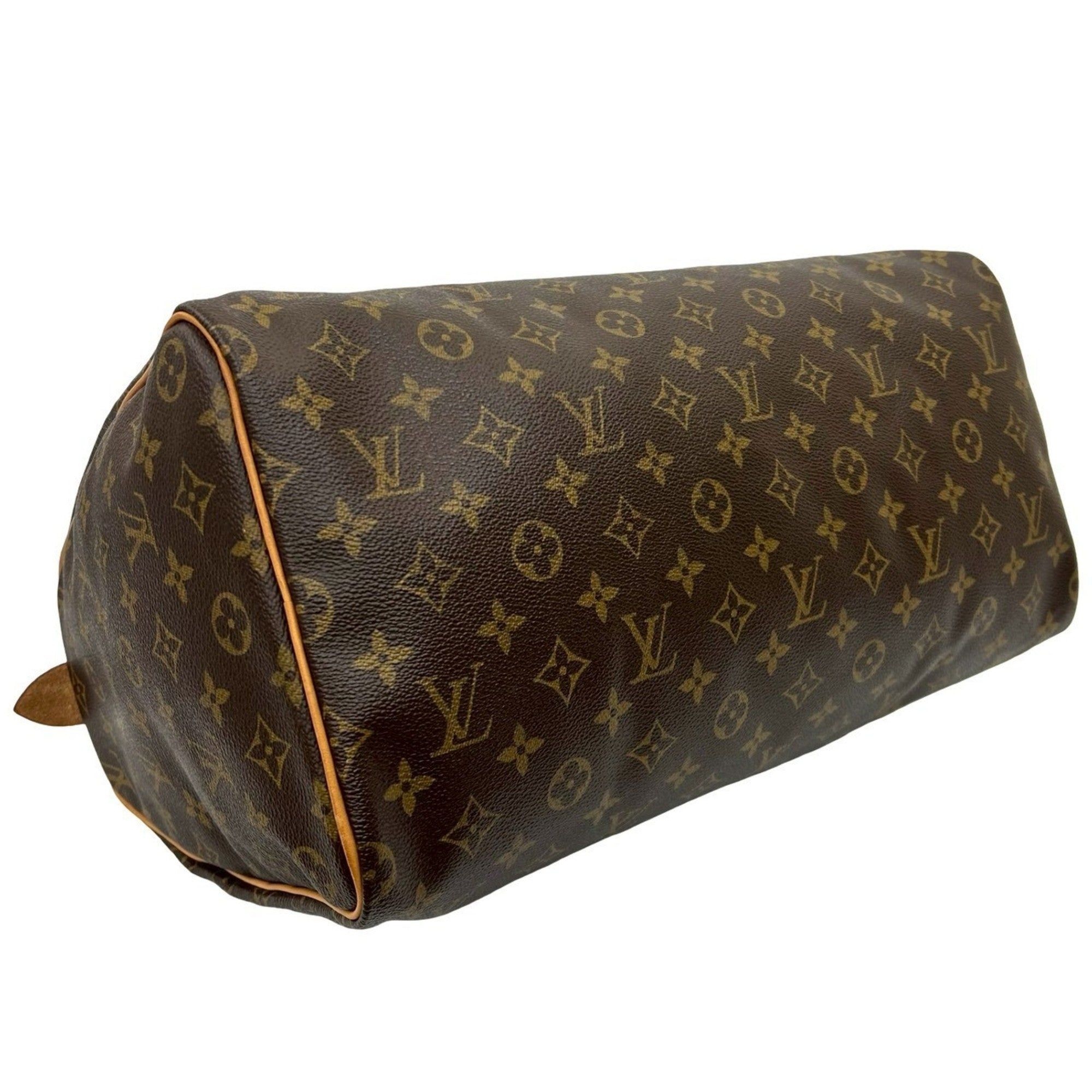 Louis Vuitton Brown Leather Pvc Boston Bag (Pre-Owned)