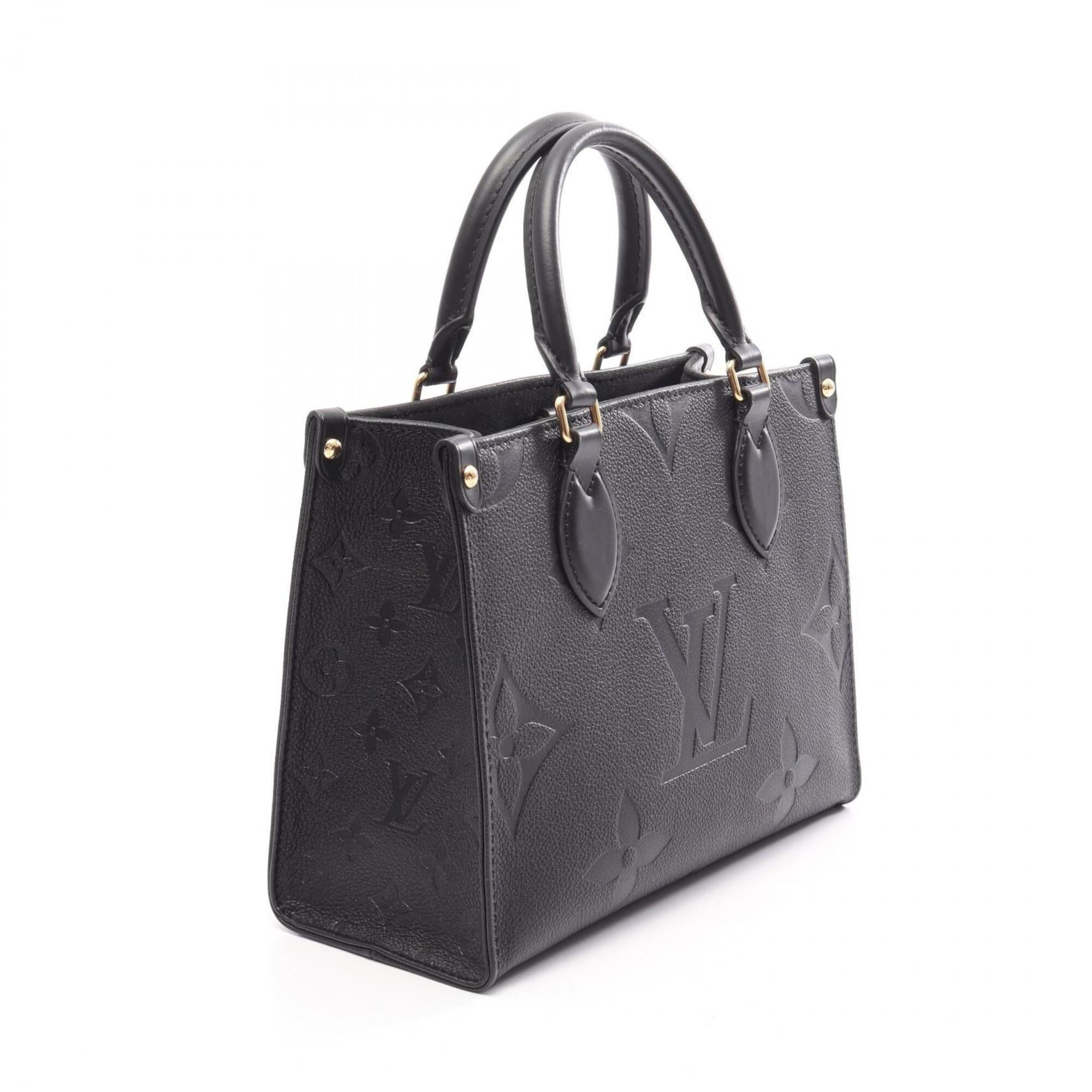 Louis Vuitton Black Noir Monogram Empreinte Handbag (Pre-Owned)
