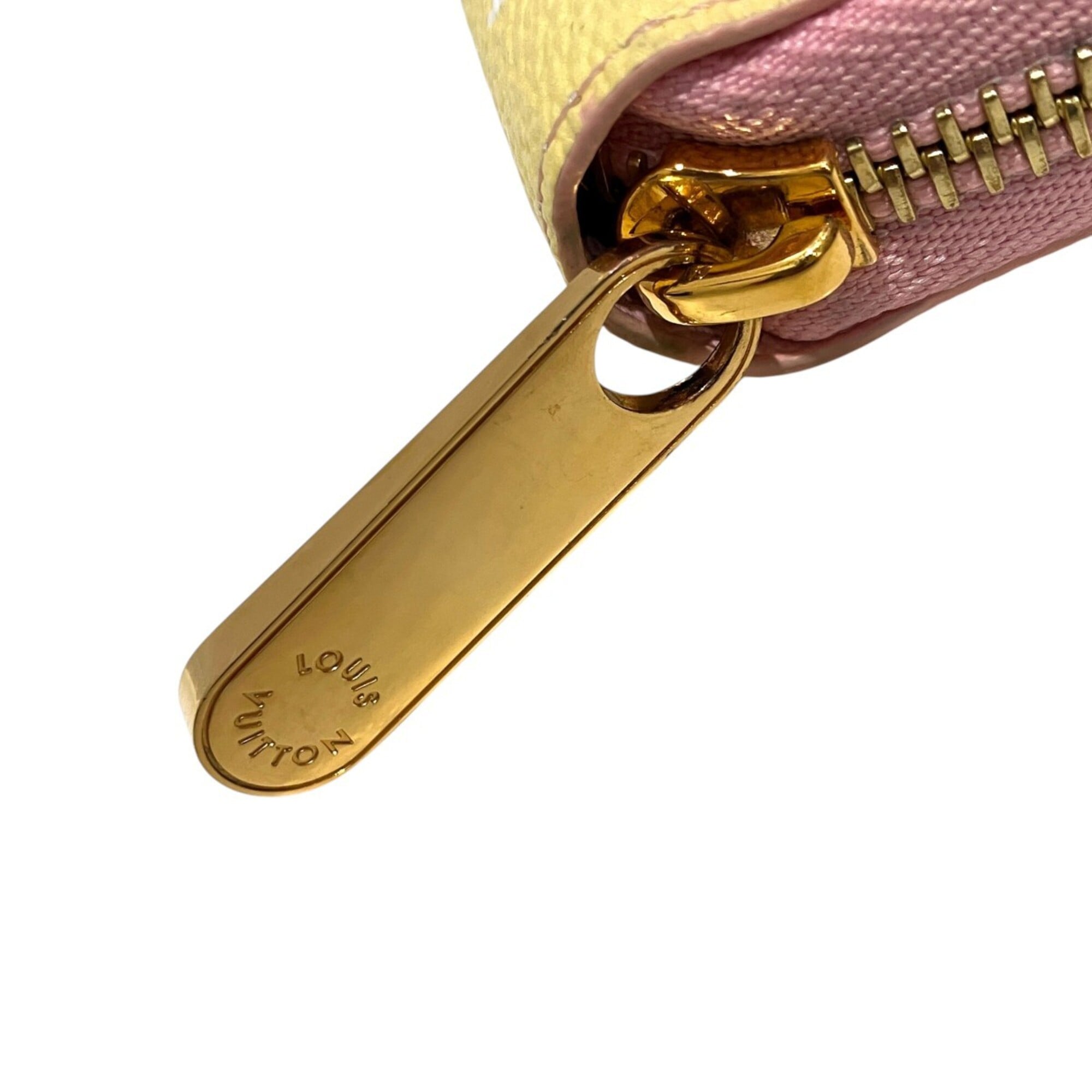Louis Vuitton Rose Clair Pvc Long Wallet (Bi-Fold) (Pre-Owned)