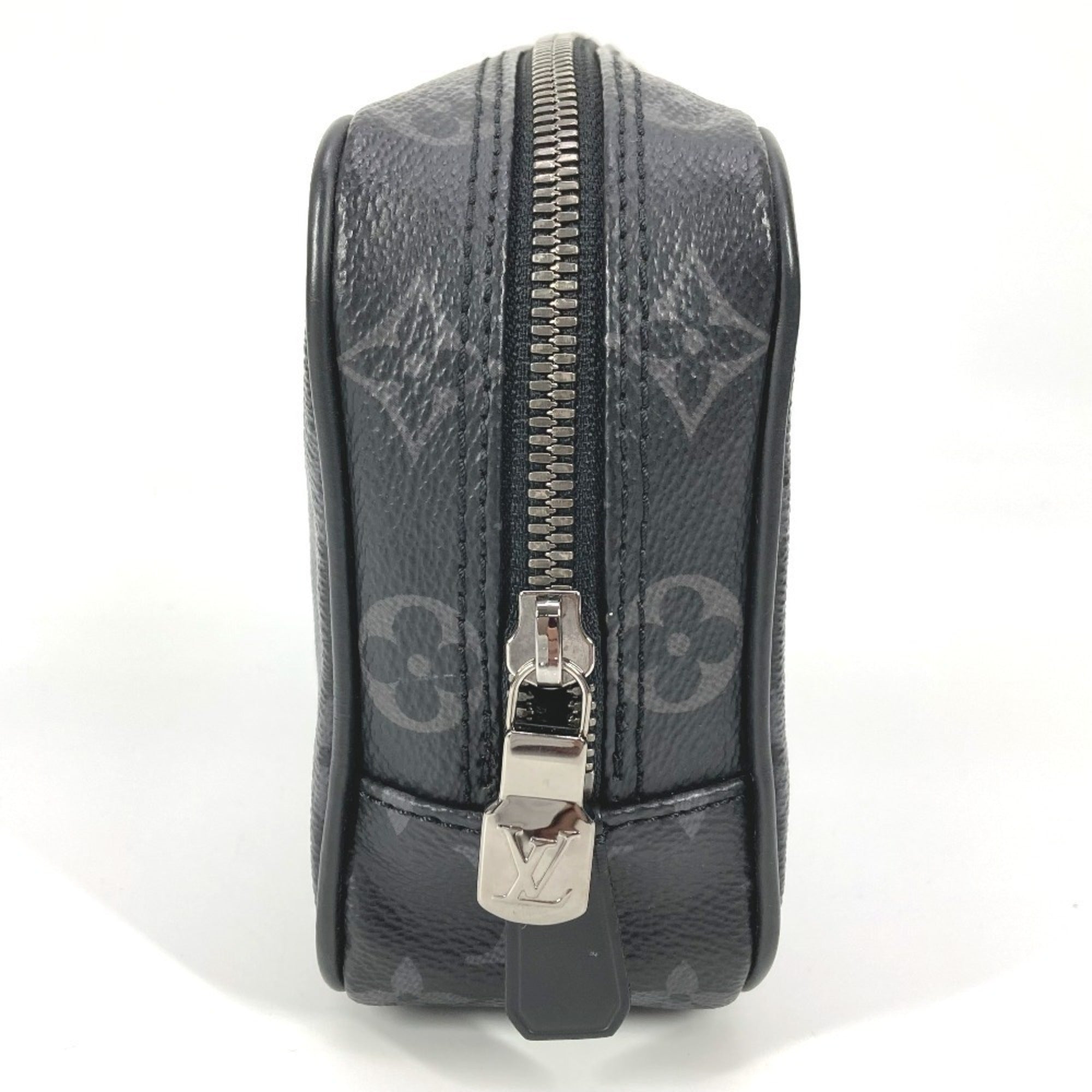 Louis Vuitton Black Monogram Eclipse Canvas Clutch Bag Pouch (Pre-Owned)