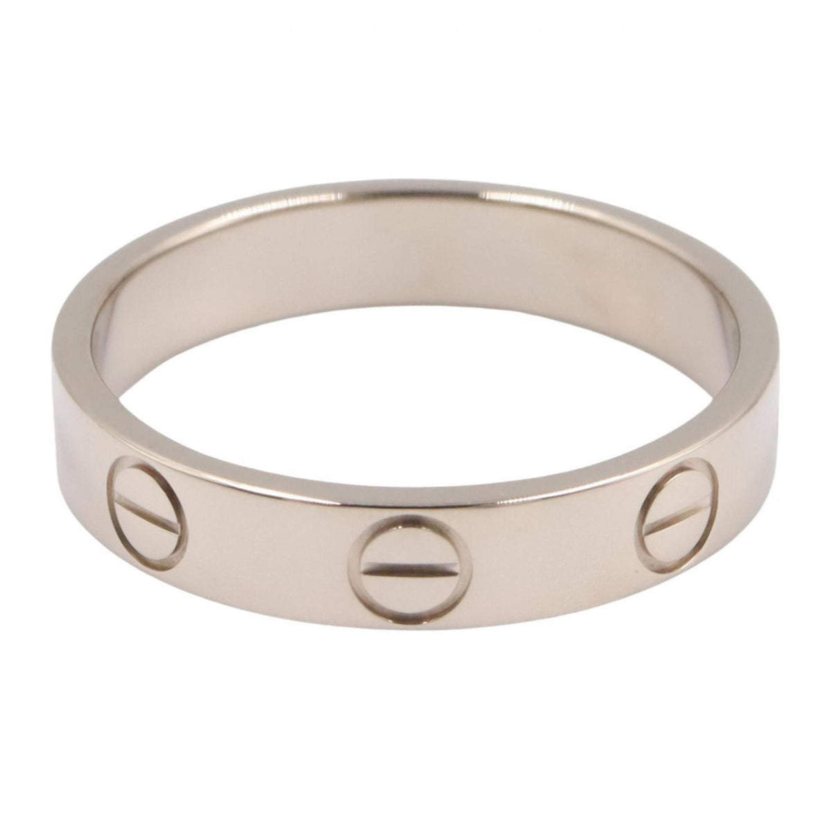 Cartier Silver White Gold (18K) Band Ring (Pre-Owned)