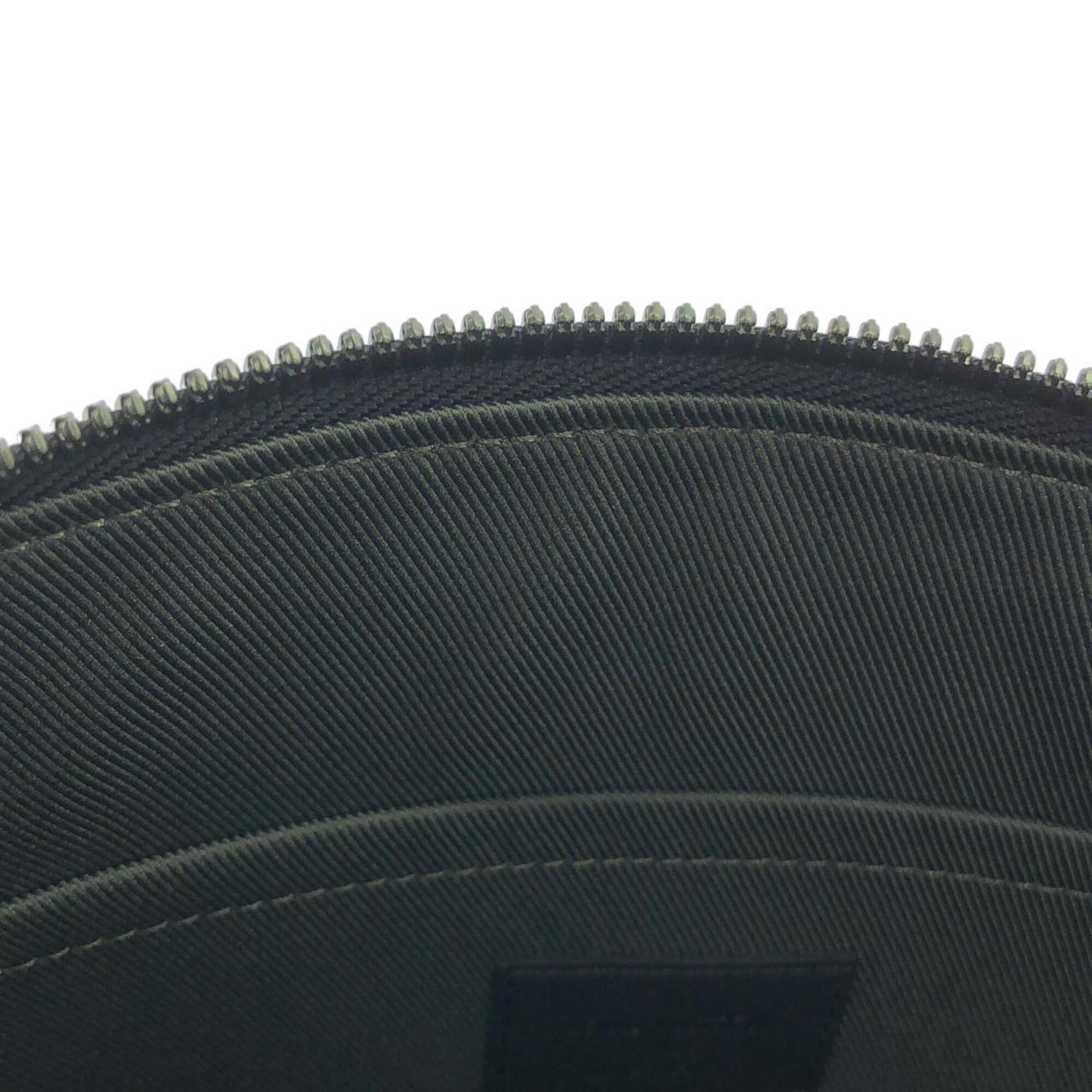 Louis Vuitton Black Coated Canvas Leather Handbag Pochette (Pre-Owned)