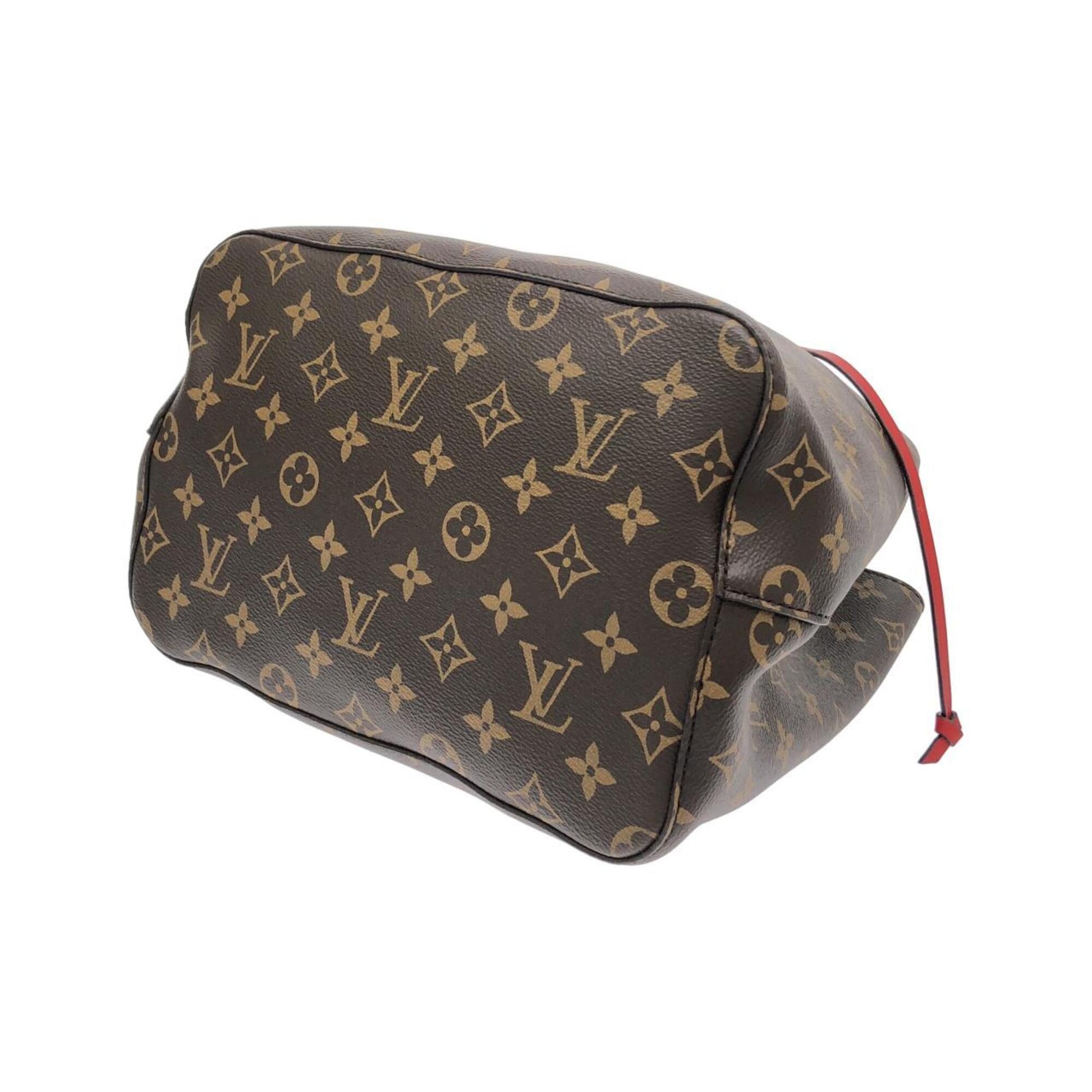 Louis Vuitton Brown Coated Canvas Shoulder Bag (Pre-Owned)