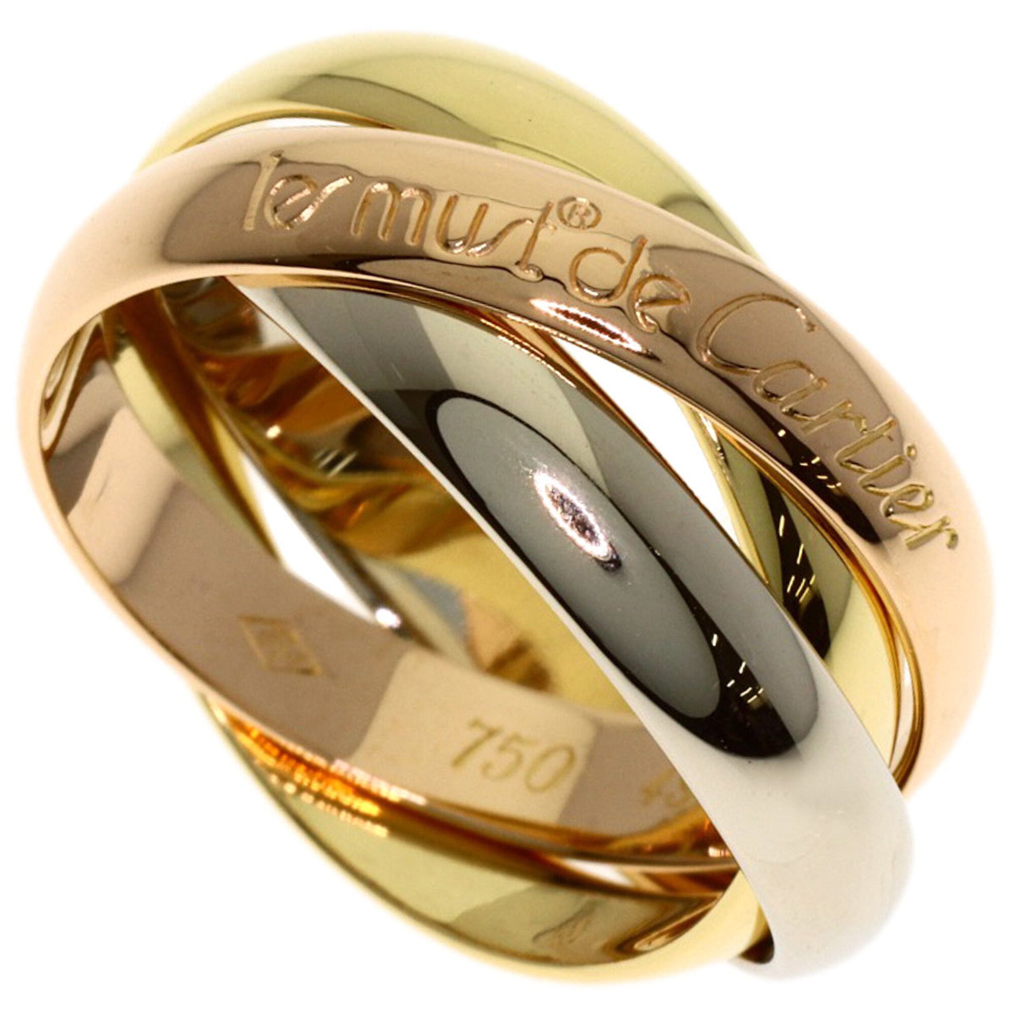 Cartier Yellow Gold (18K) Pink Gold (18K) White Gold (18K) Band Ring (Pre-Owned)
