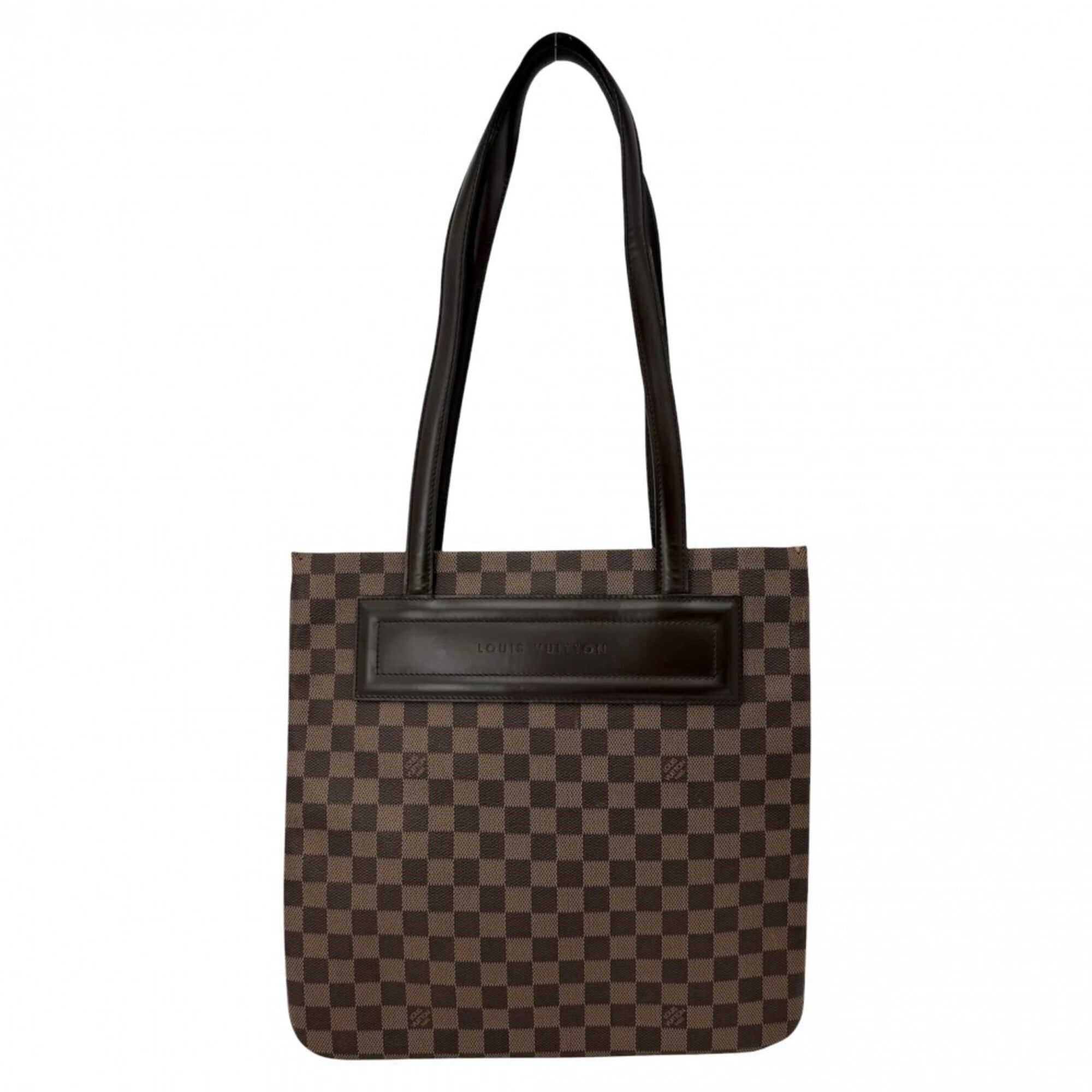 Louis Vuitton Brown Damier Canvas Handbag Pouch Tote Bag (Pre-Owned)