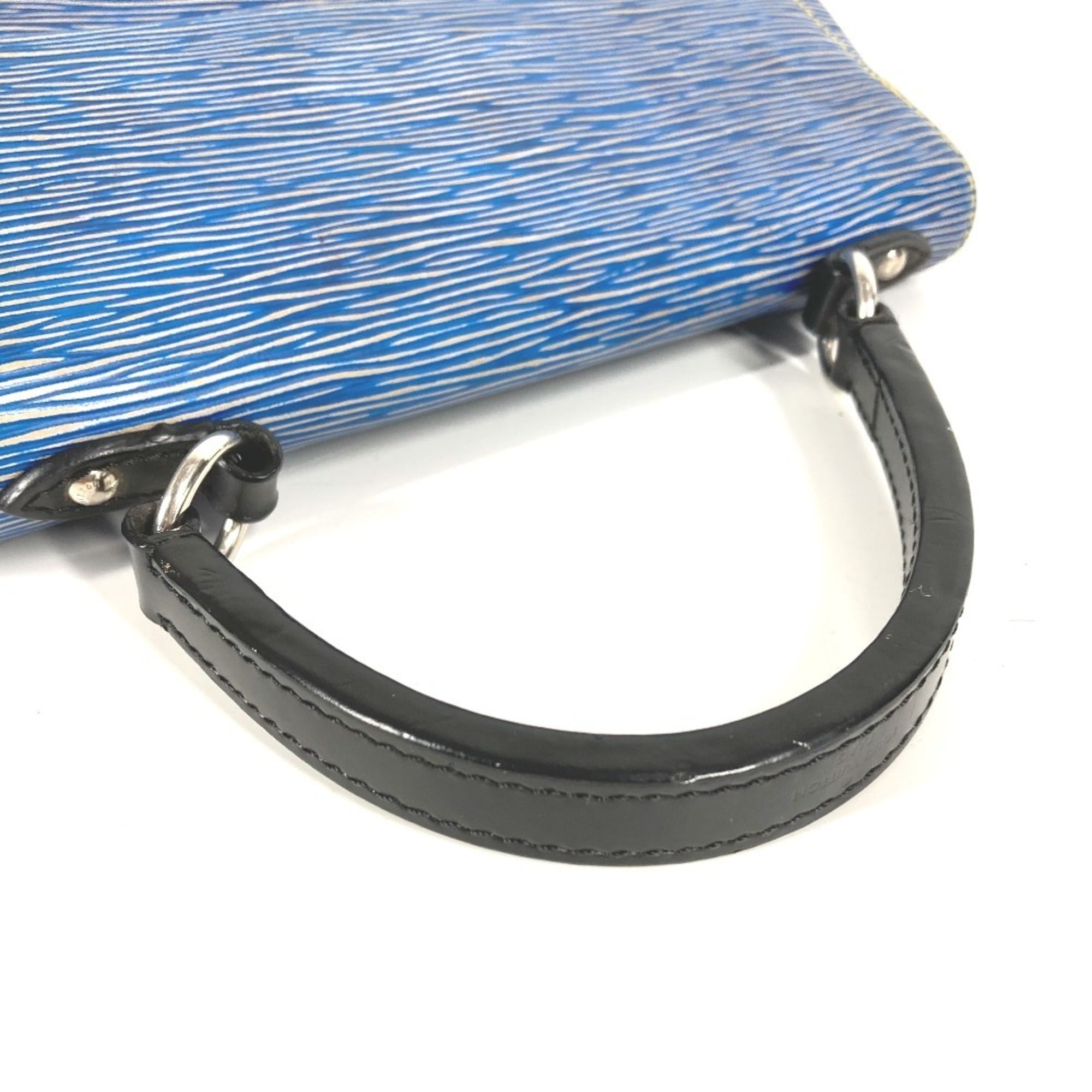 Louis Vuitton Blue Epi Leather Handbag Shoulder Bag (Pre-Owned)