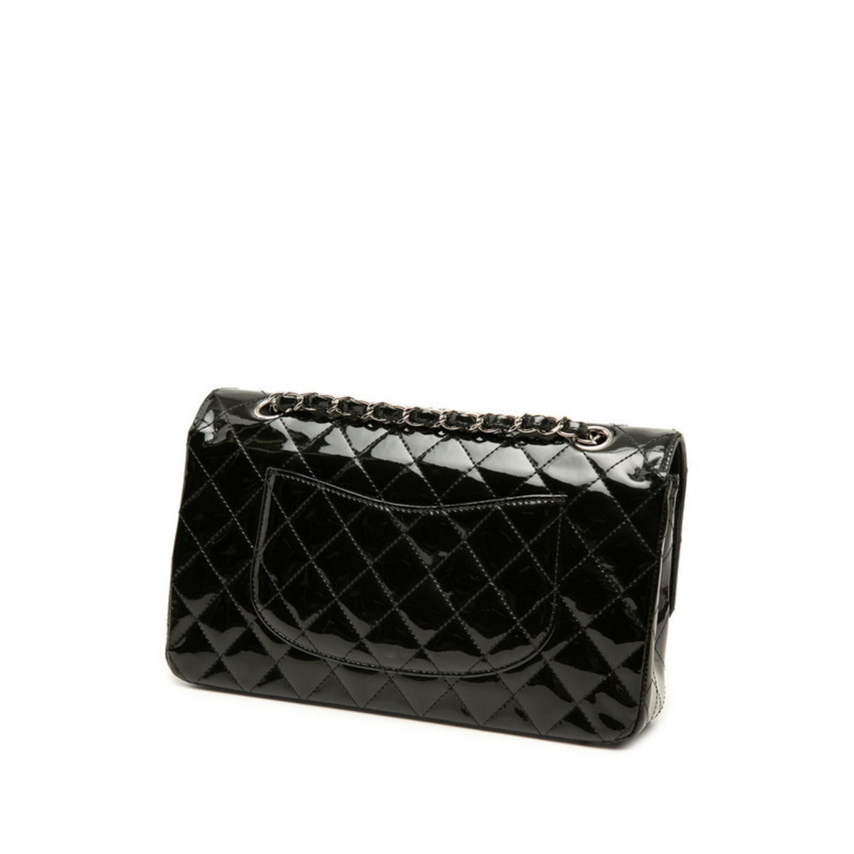 Chanel Black Patent Leather Shoulder Bag (Pre-Owned)