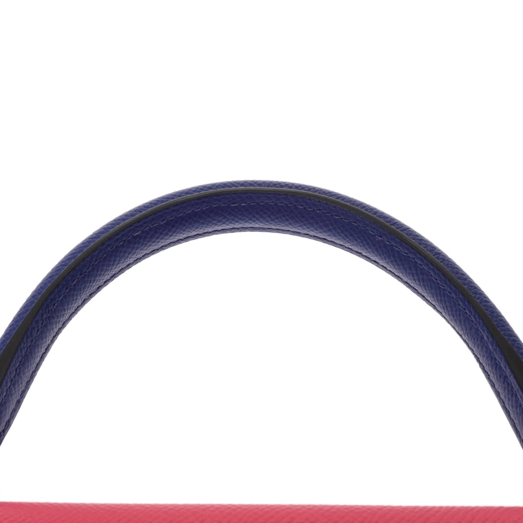 Hermes Kelly Blue Electric Epsom Leather Handbag (Pre-Owned)