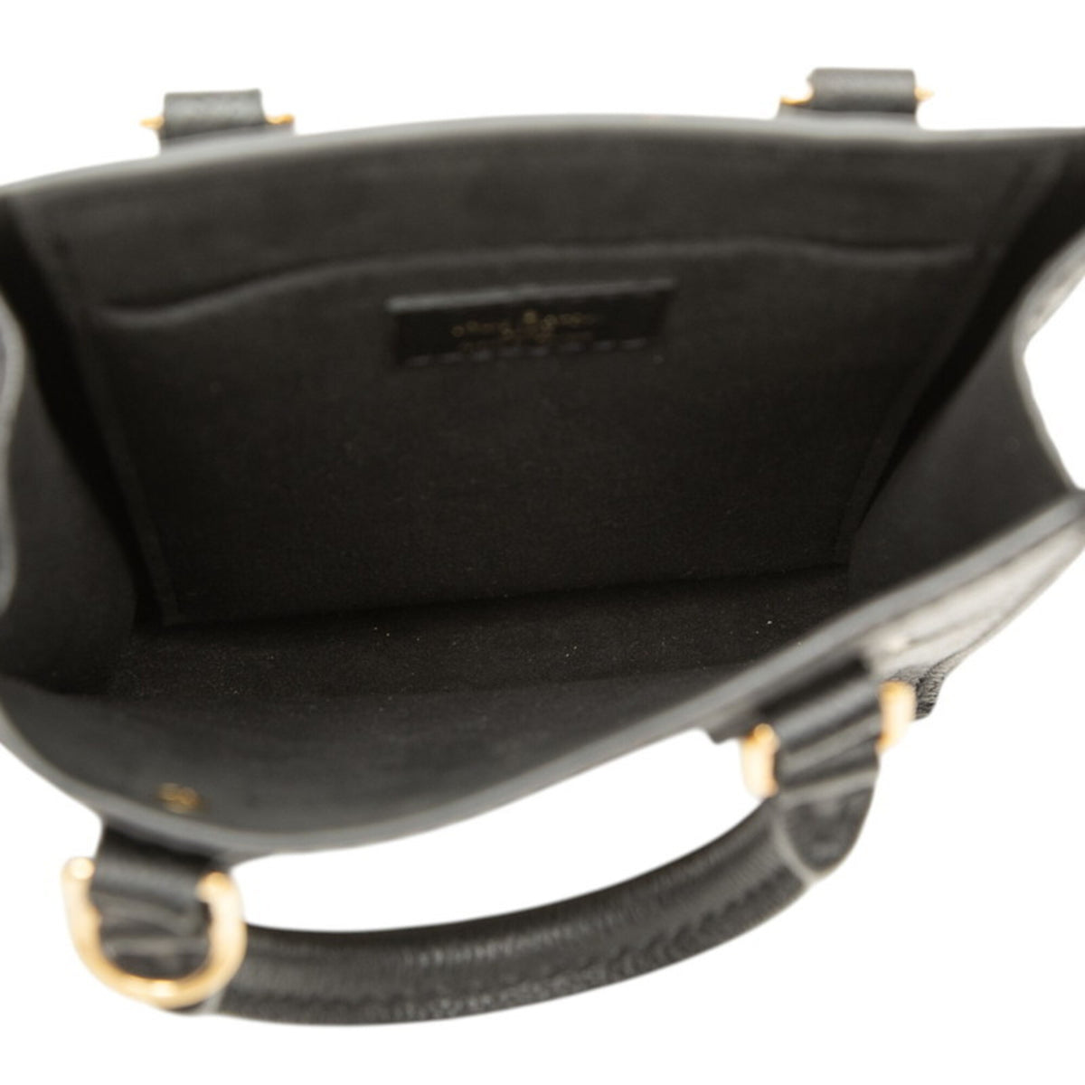 Louis Vuitton Monogram Empreinte Beige Black Noir Leather Handbag Shoulder Bag (Pre-Owned)
