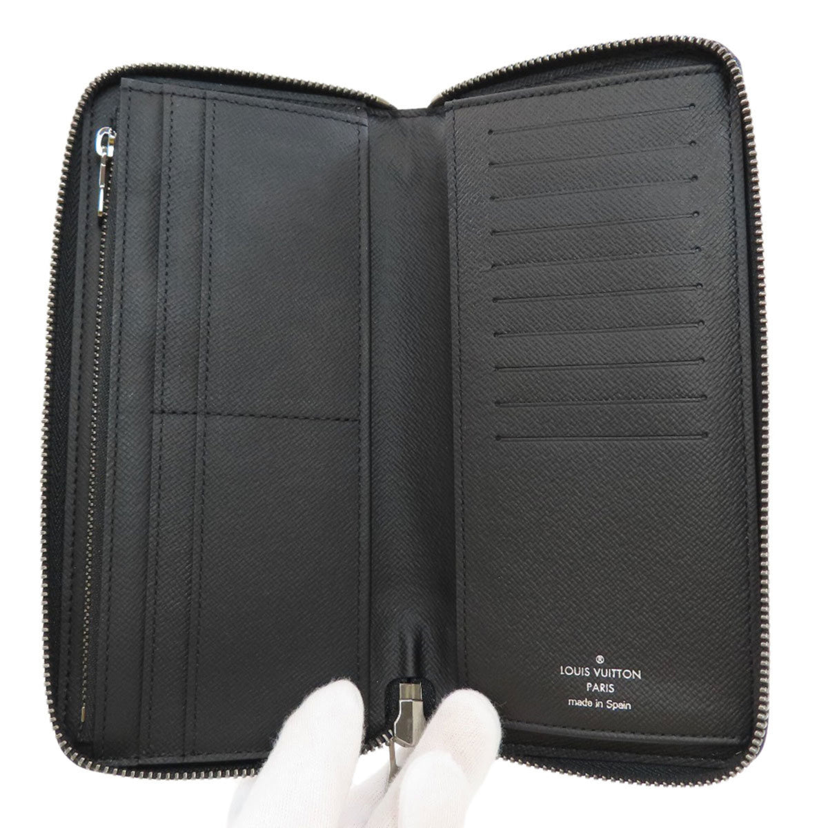 Louis Vuitton Monogram Eclipse Monogram Eclipse Long Wallet (Bi-Fold) (Pre-Owned)