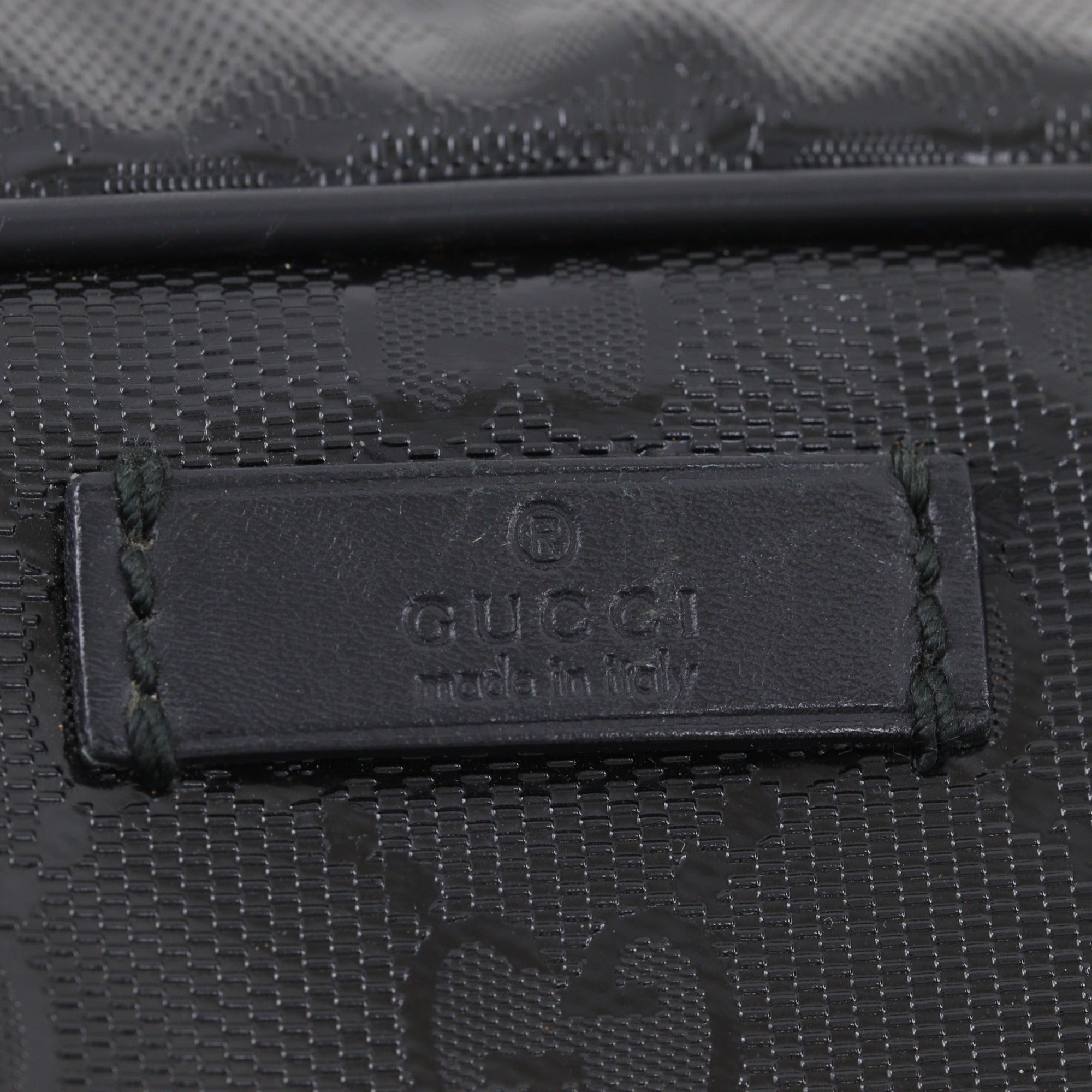 Gucci Black Pvc Handbag (Pre-Owned)