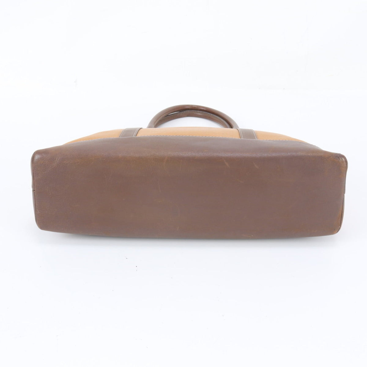 Loewe Brown Leather Handbag Shoulder Bag Tote Bag (Pre-Owned)