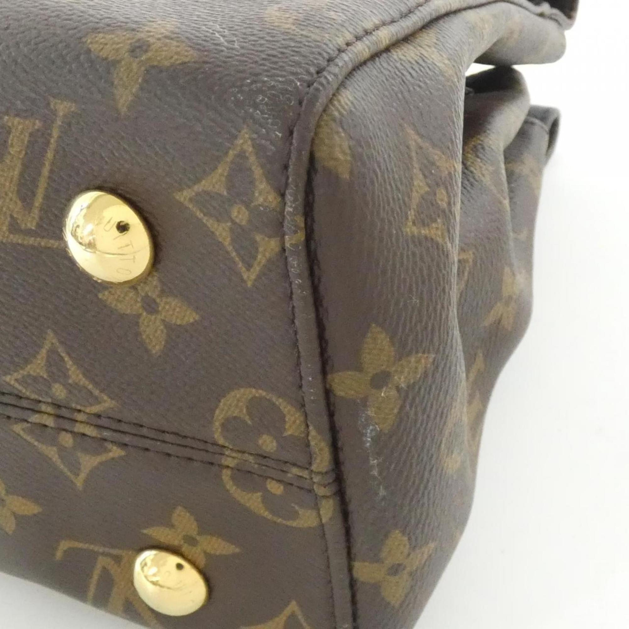Louis Vuitton Monogram Black Marron Monogram Monogram Leather Handbag (Pre-Owned)