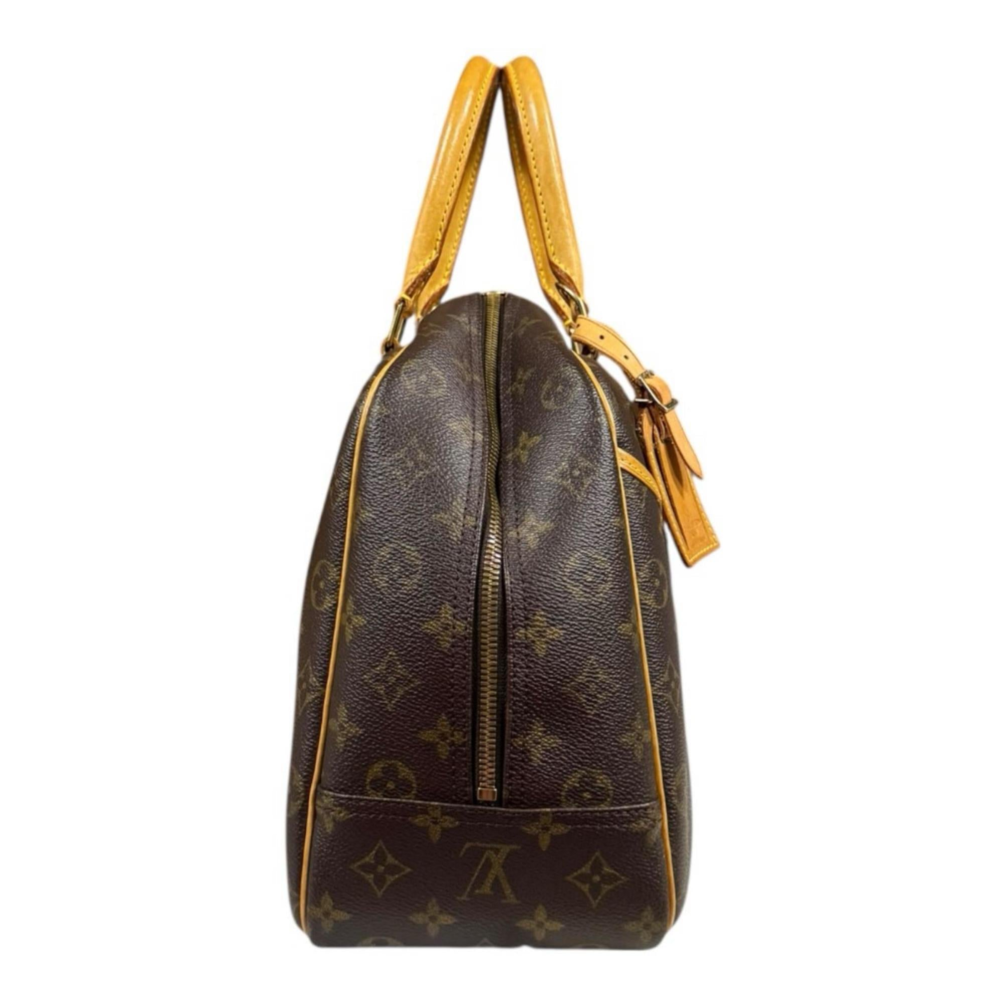 Louis Vuitton Brown Monogram Canvas Handbag (Pre-Owned)