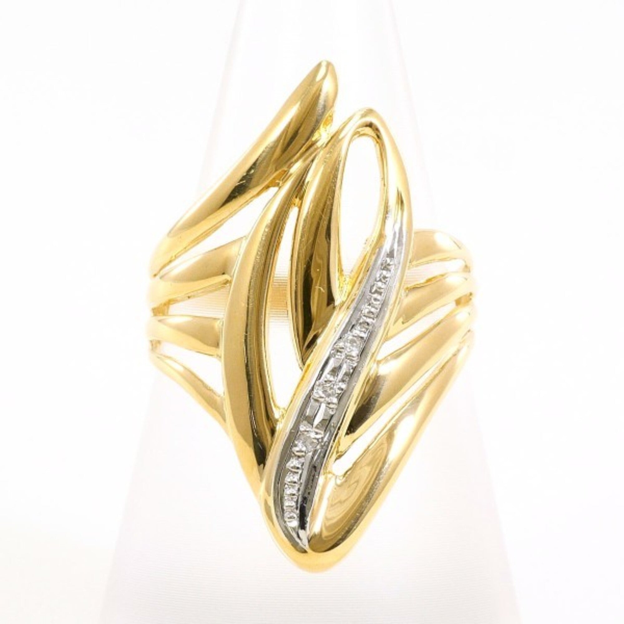 Unbranded Platinum Yellow Gold Yellow Gold (18K) Platinum 900 Band Ring (Pre-Owned)