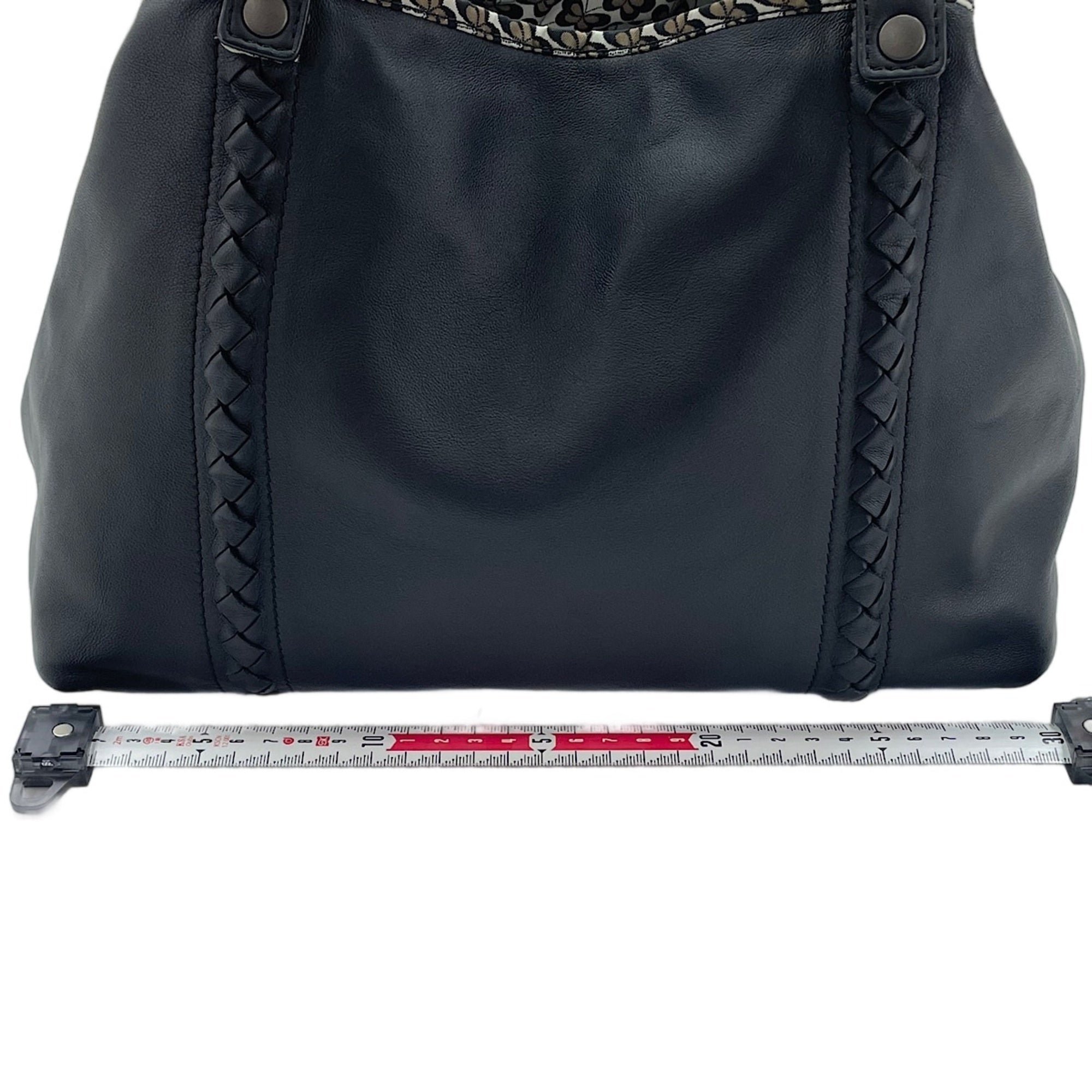Bottega Veneta Black Intrecciato Tote Bag (Pre-Owned)