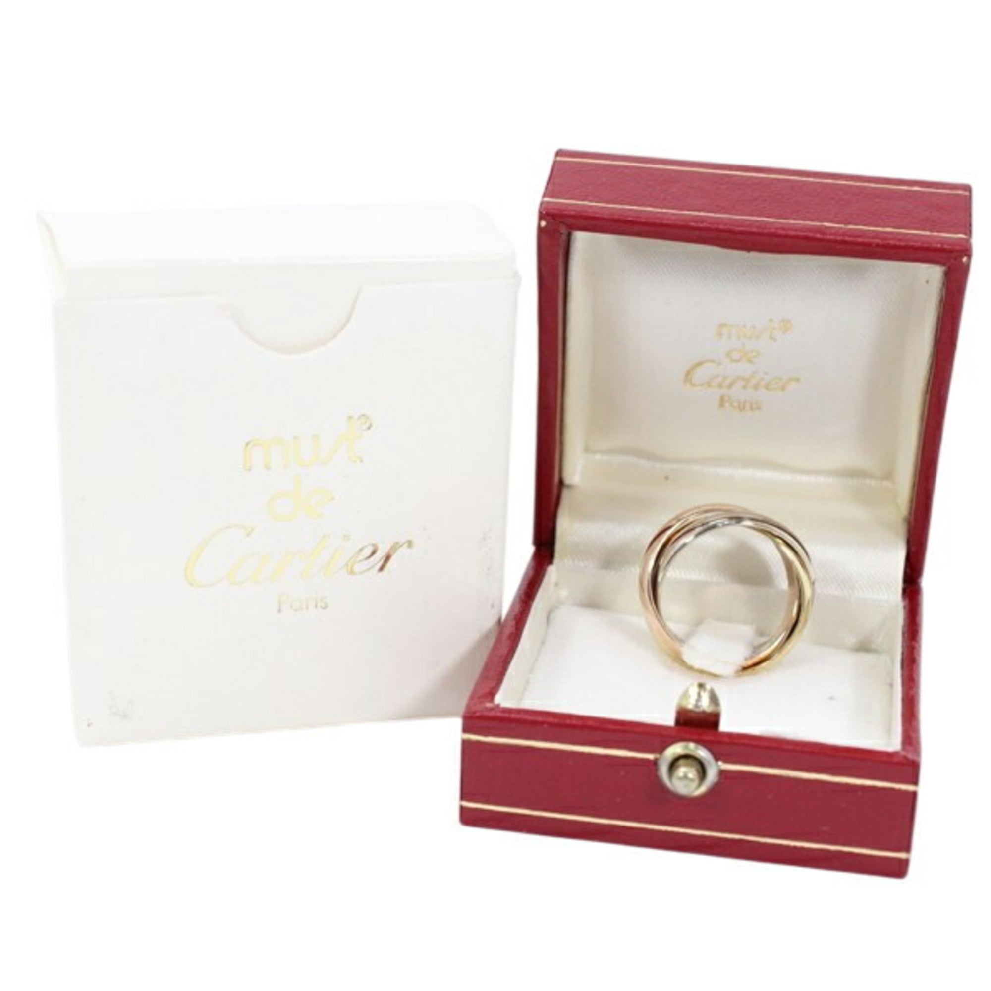 Cartier Pink Gold White Gold Yellow Gold Yellow Gold (18K) Pink Gold (18K) White Gold (18K) Band Ring (Pre-Owned)