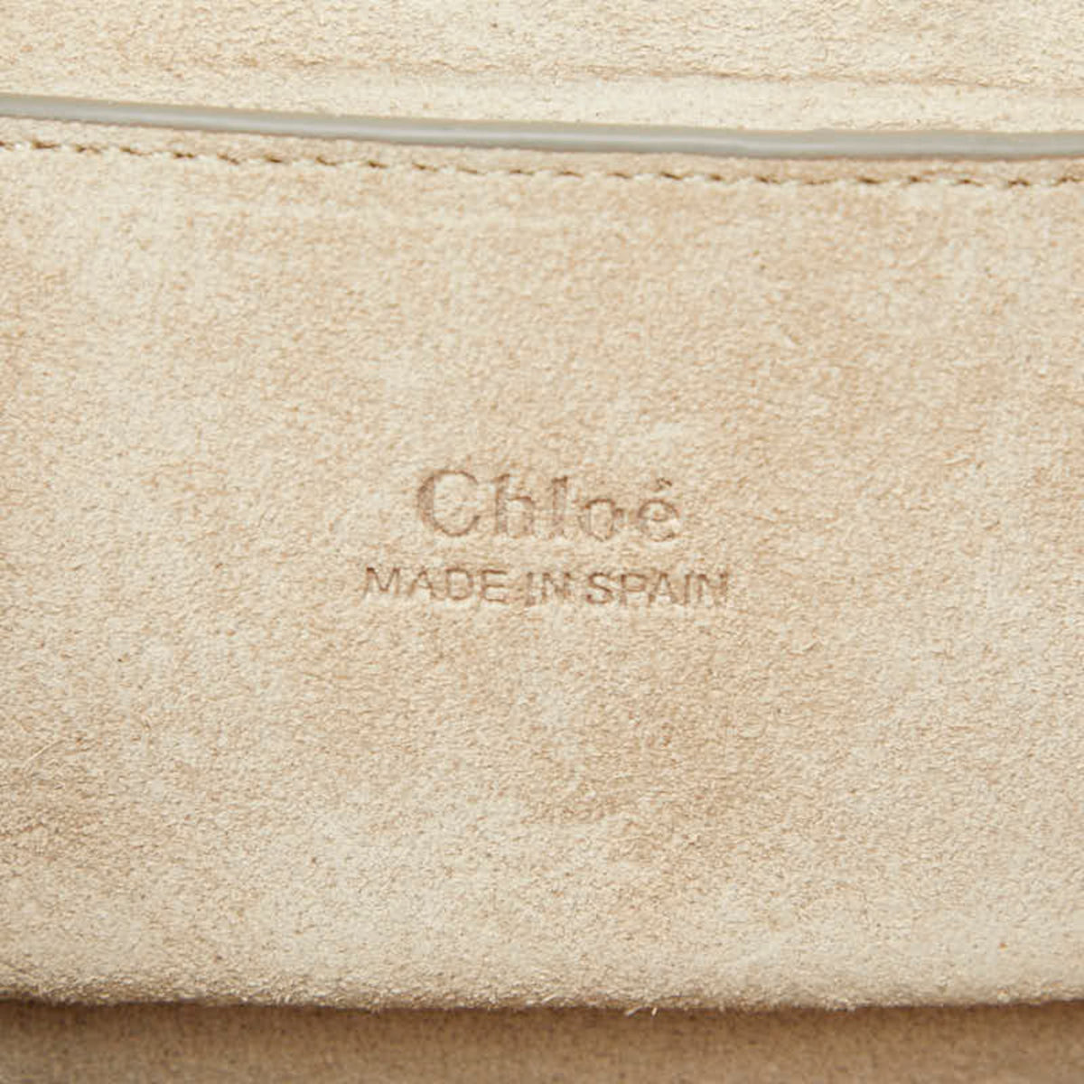Chloé Red Color Leather Suede Shoulder Bag (Pre-Owned)