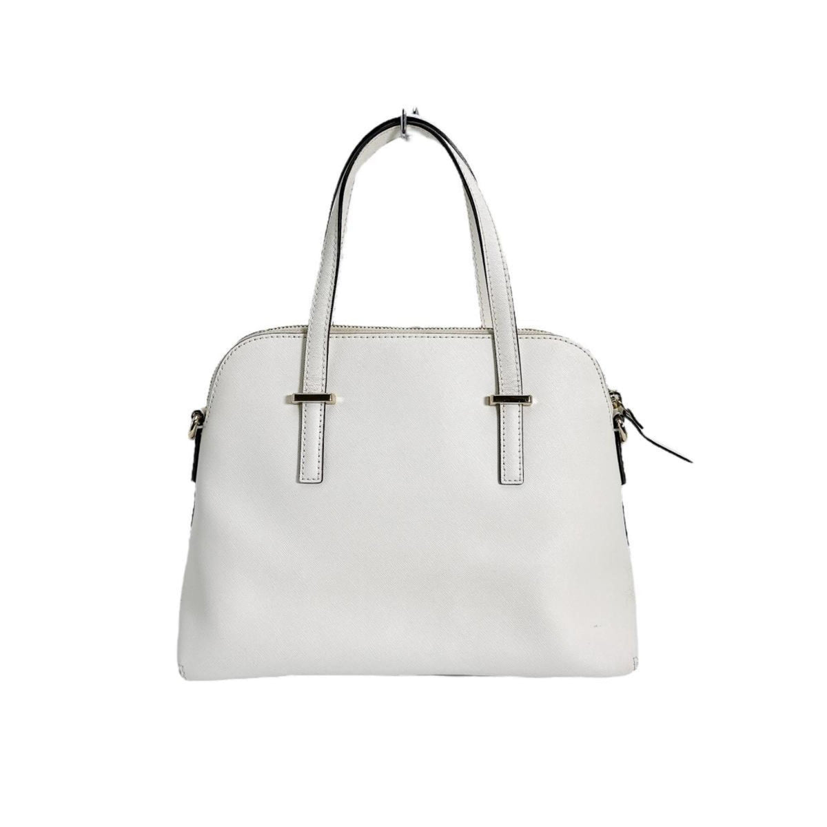 Kate Spade White Leather Handbag Shoulder Bag (Pre-Owned)