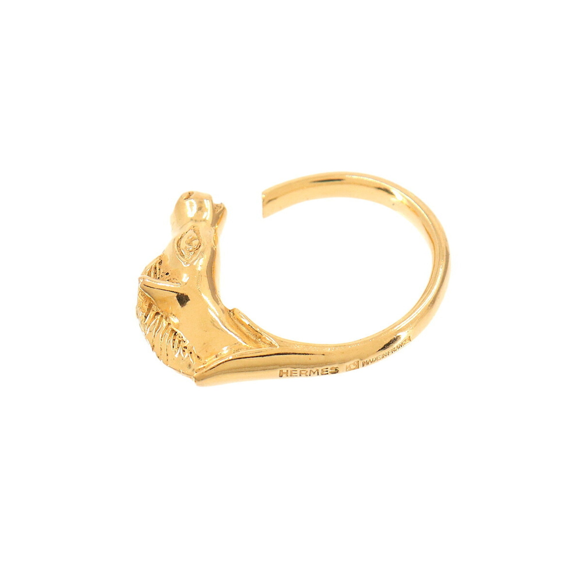 Hermes Gold Band Ring (Pre-Owned)