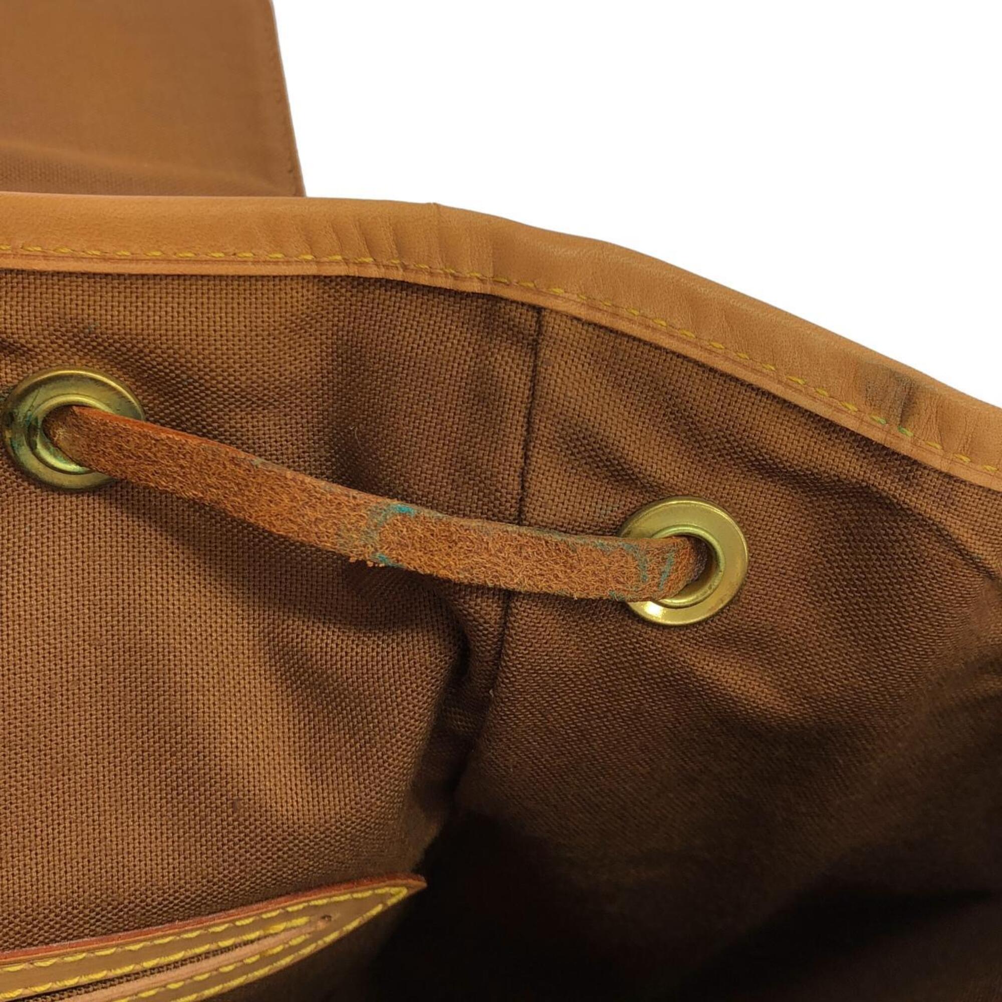 Louis Vuitton Brown Coated Canvas Backpack (Pre-Owned)