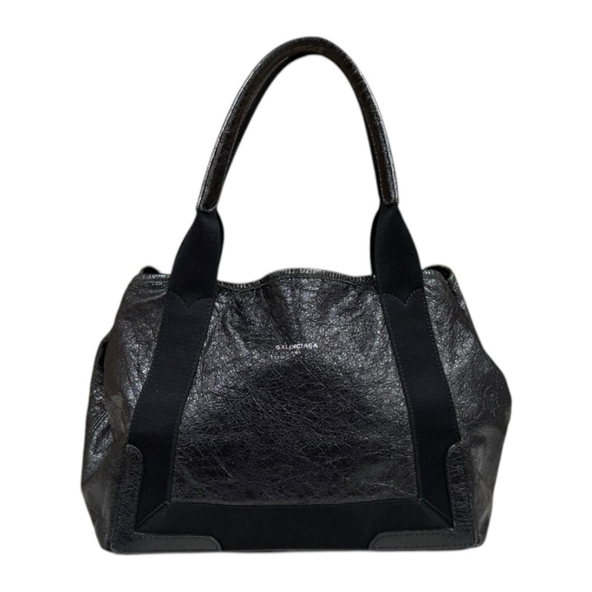 Balenciaga Black Leather Tote Bag (Pre-Owned)