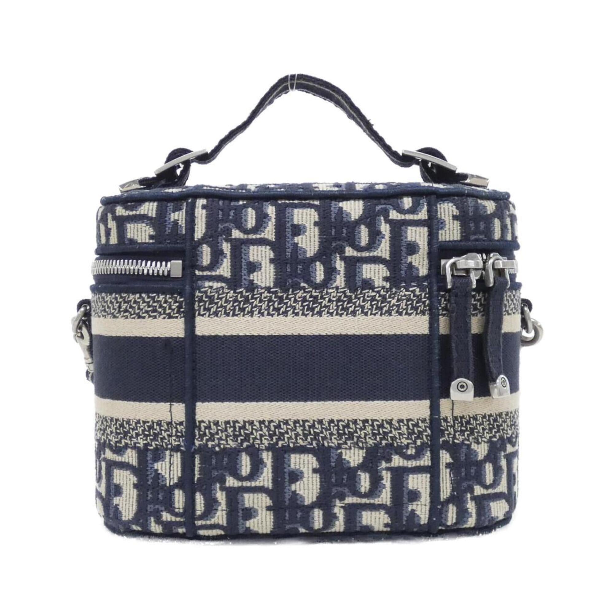 Christian Dior Blue Canvas Handbag (Pre-Owned)