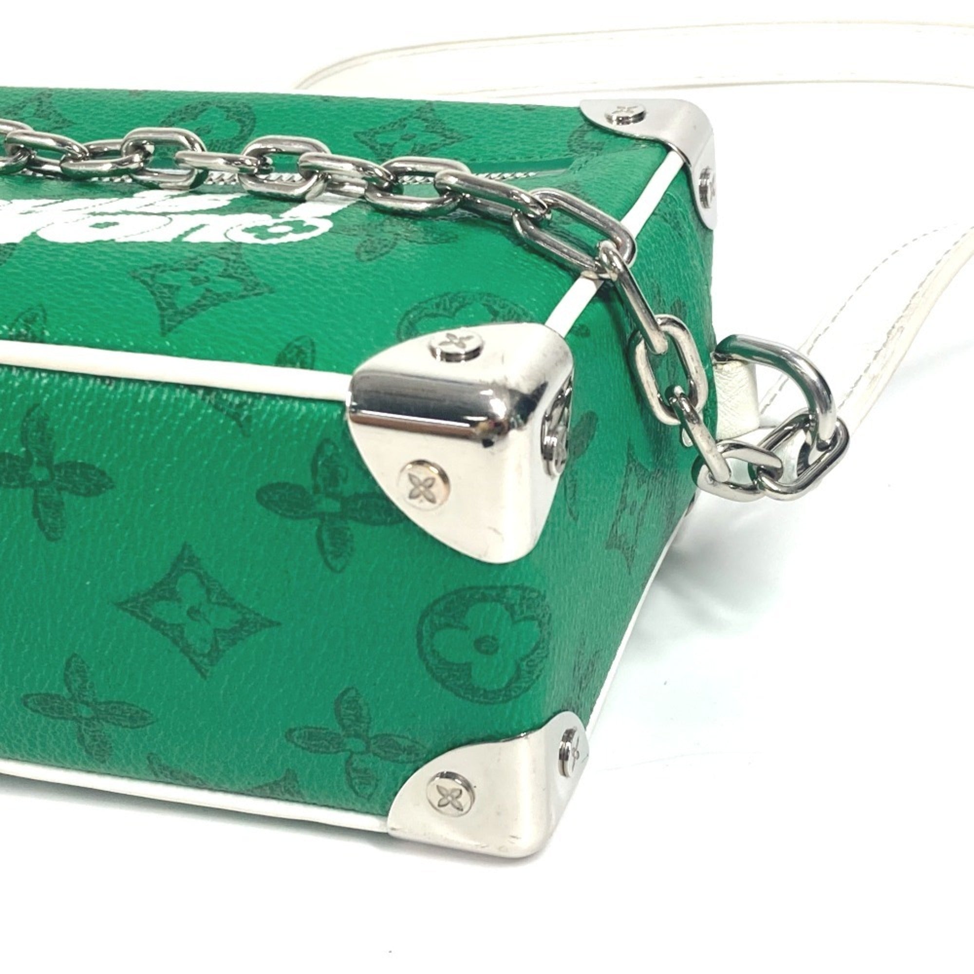 Louis Vuitton Monogram Green Monogram Pochette Shoulder Bag (Pre-Owned)
