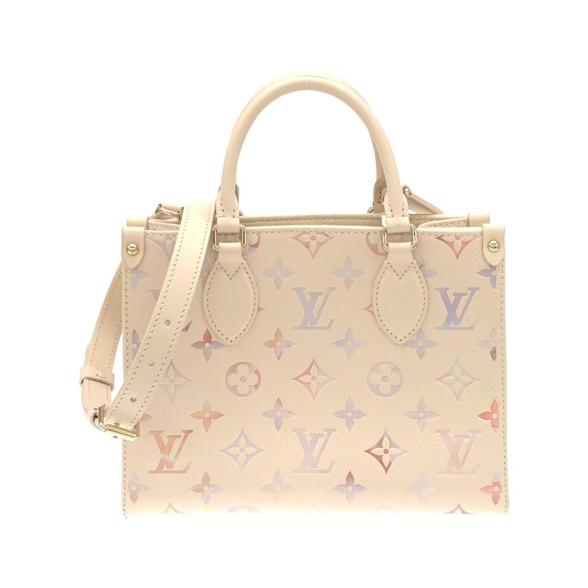 Louis Vuitton Beige Leather Handbag (Pre-Owned)