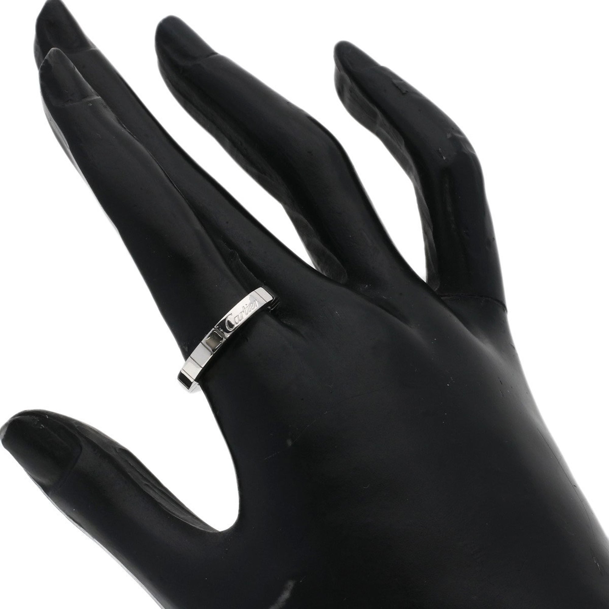 Cartier Lanieres White Gold White Gold (18K) Band Ring (Pre-Owned)
