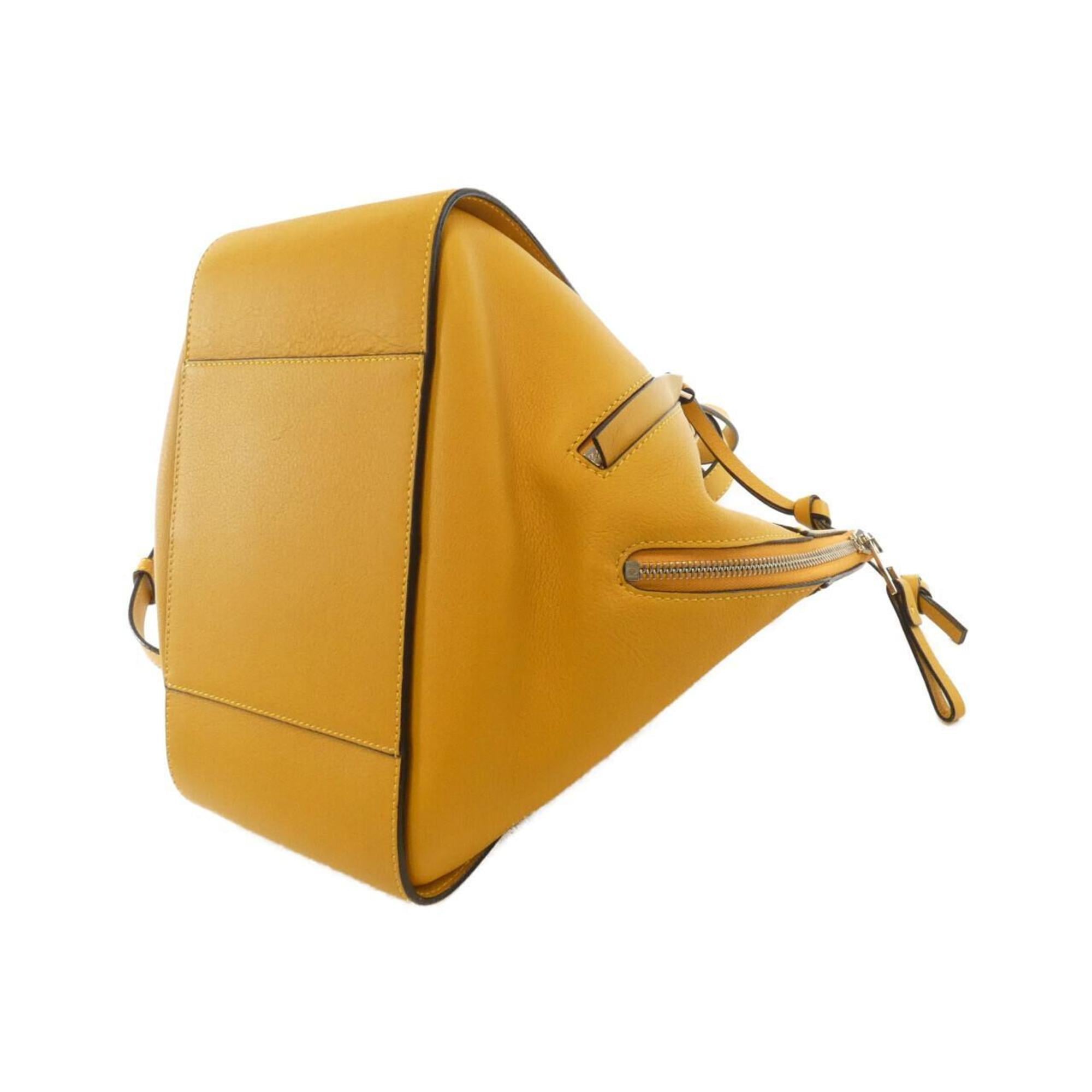 Loewe Yellow Leather Shoulder Bag (Pre-Owned)