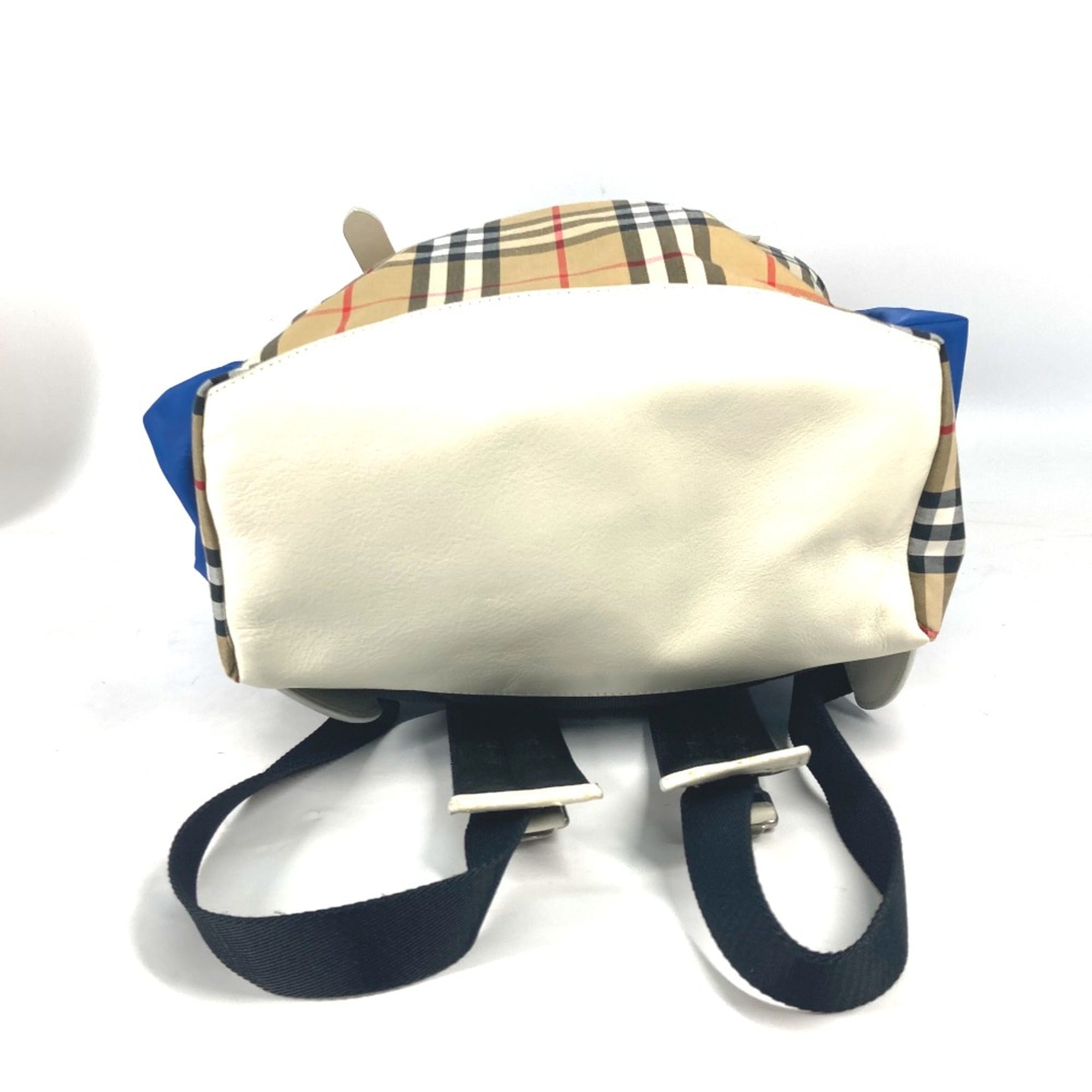 Burberry Beige Leather Backpack (Pre-Owned)