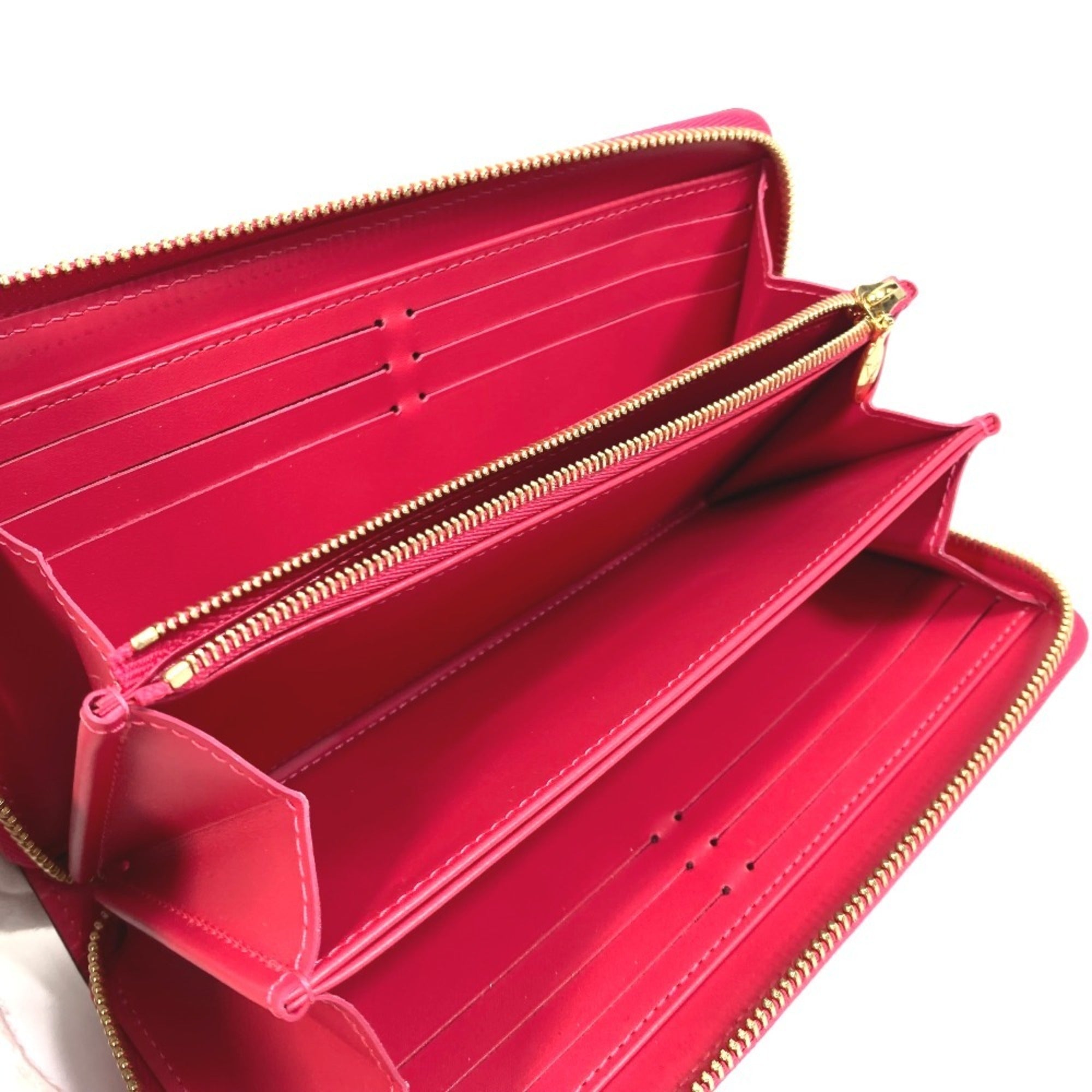 Louis Vuitton Monogram Vernis Pink Monogram Vernis Long Wallet (Bi-Fold) (Pre-Owned)
