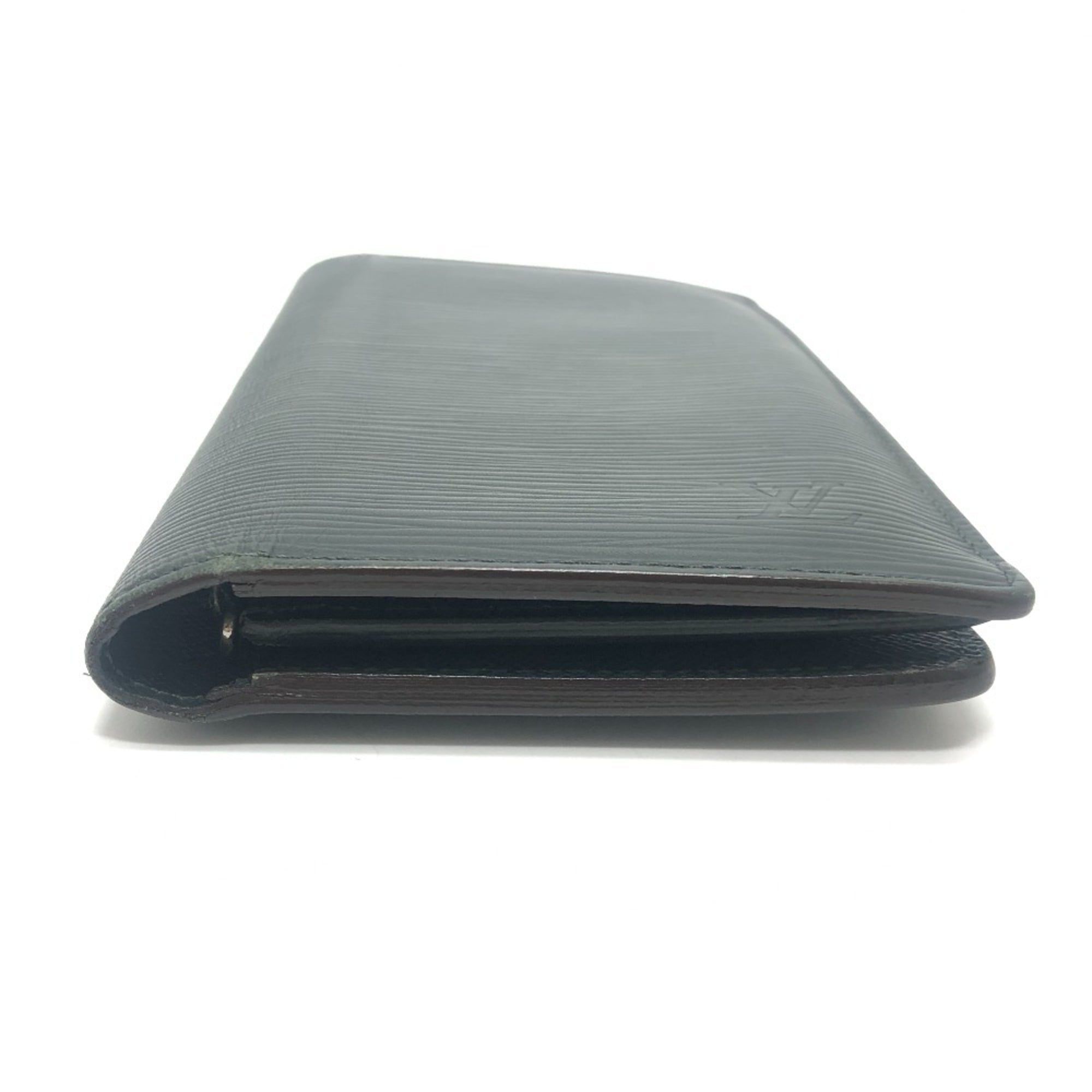 Louis Vuitton Dark Green Epi Leather Long Bill Wallet (Bi-Fold) (Pre-Owned)
