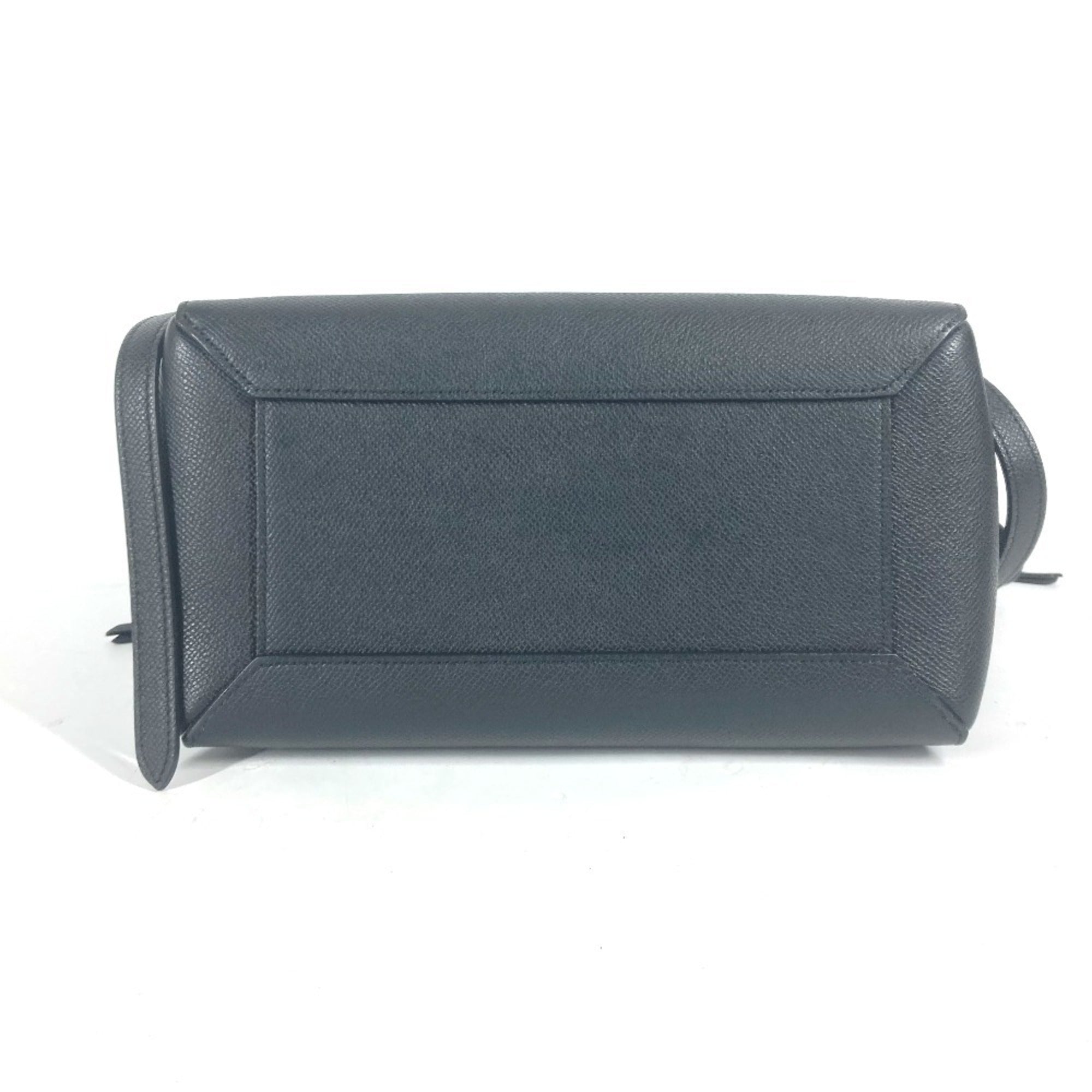 Celine Black Leather Handbag Shoulder Bag (Pre-Owned)
