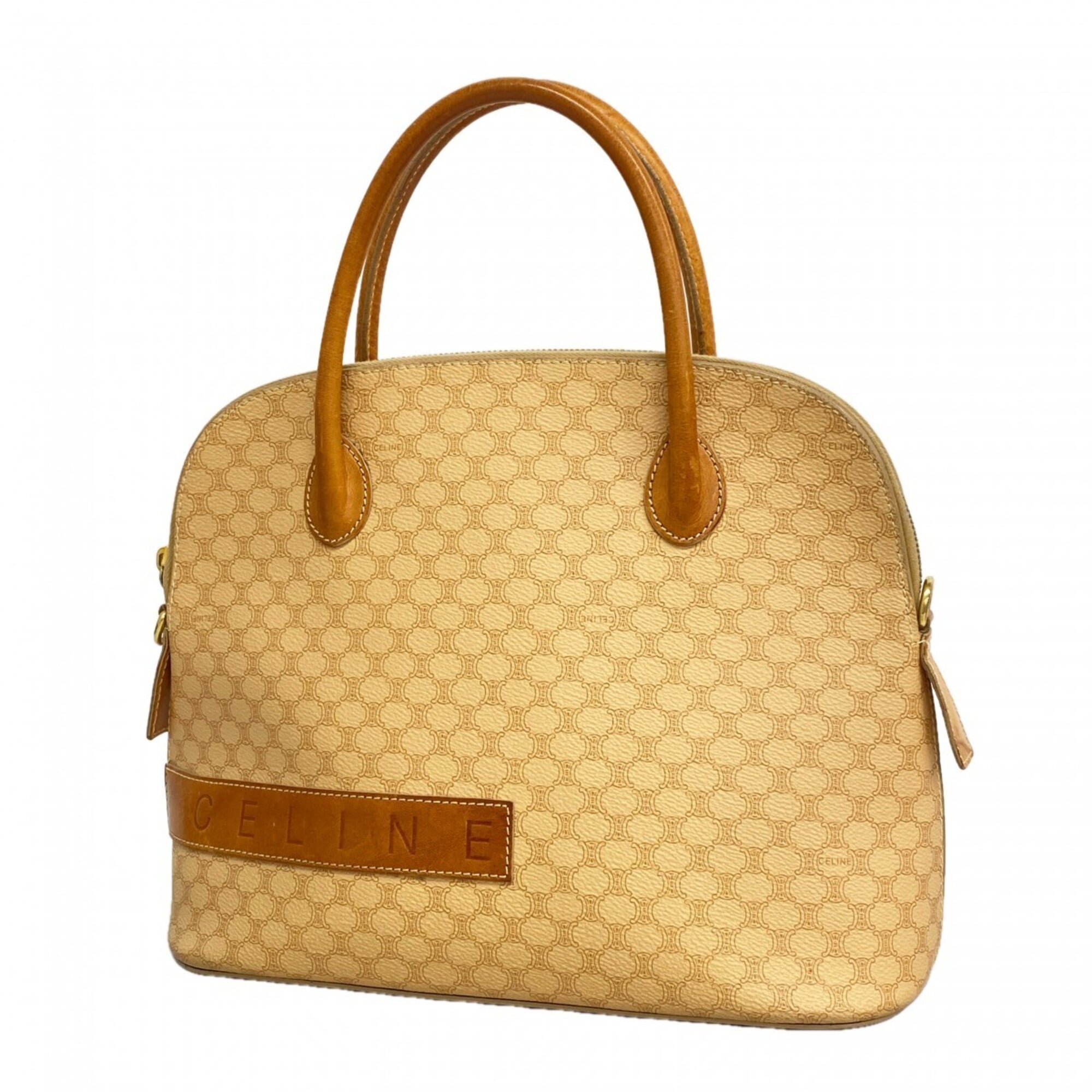 Celine Beige Pvc Handbag (Pre-Owned)