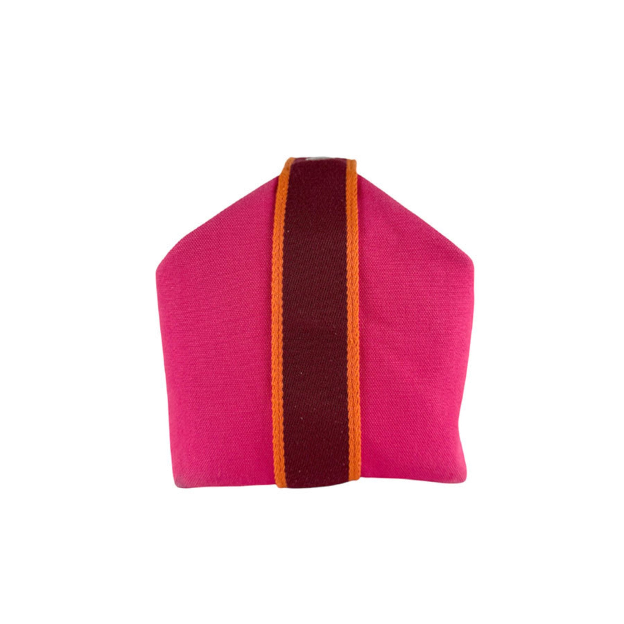 Hermes Pink Canvas Handbag Pouch (Pre-Owned)