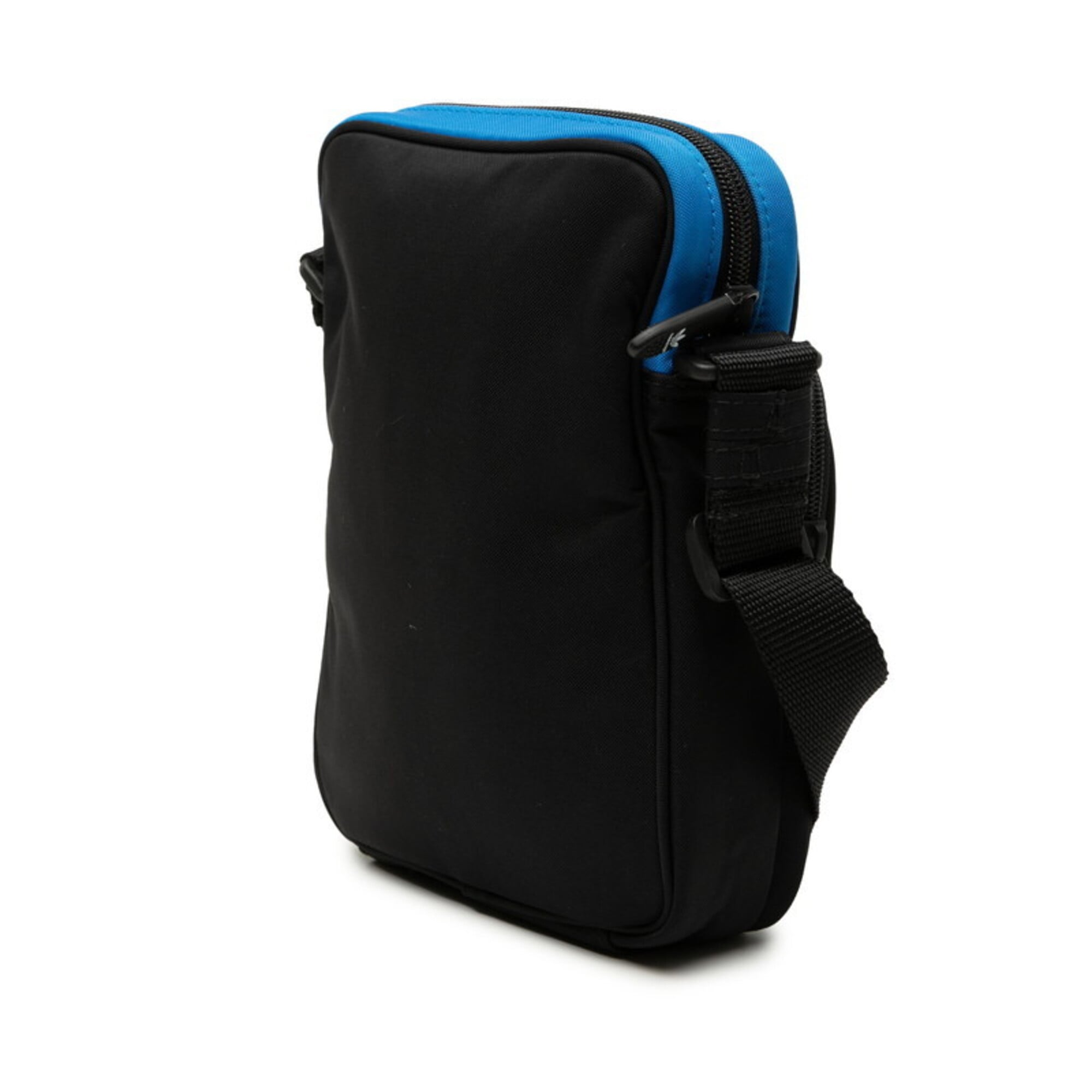 Balenciaga Black Blue Nylon Shoulder Bag (Pre-Owned)
